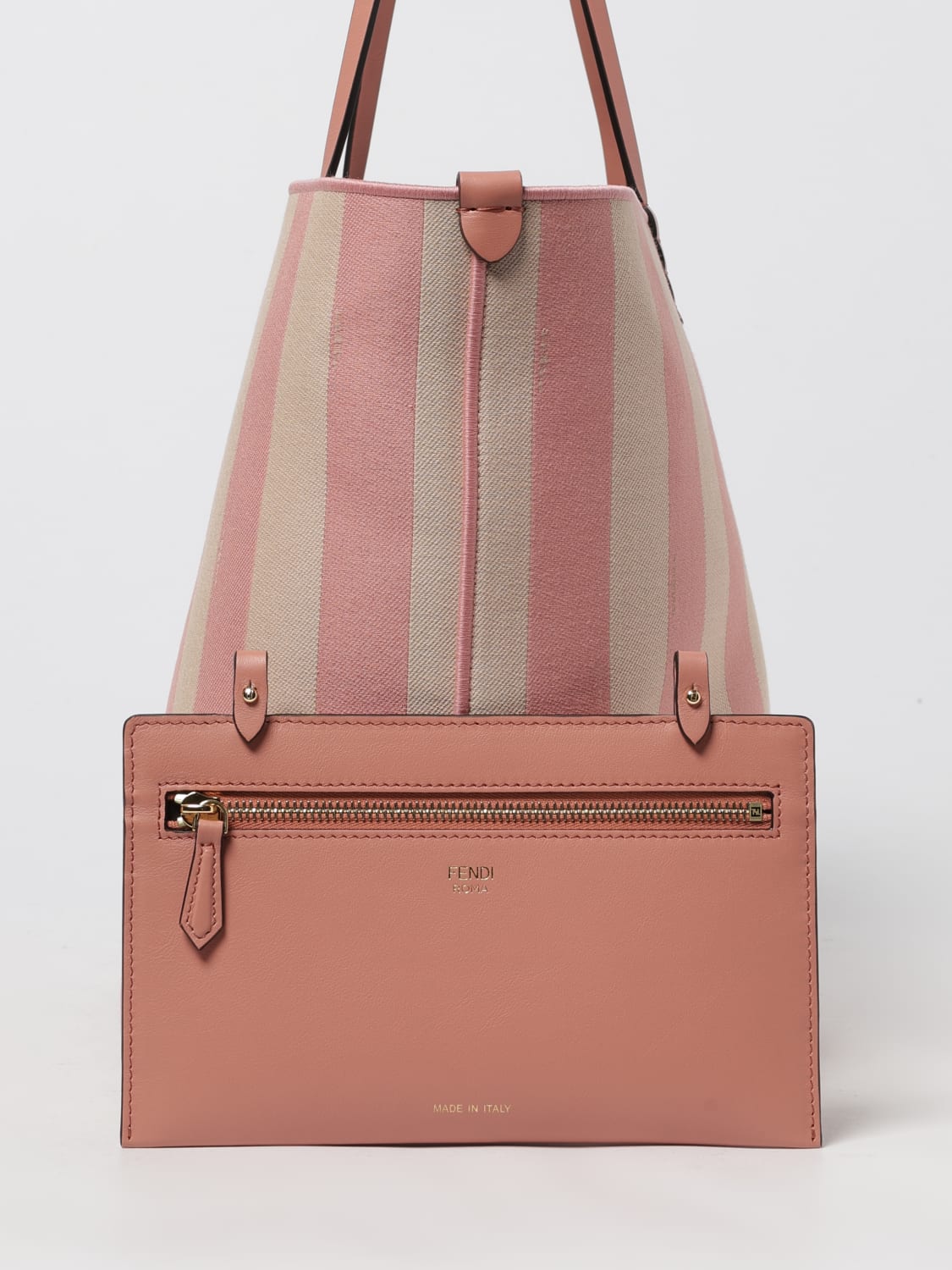 FENDI TOTE BAG: Shoulder bag woman Fendi, Pink - Img 4