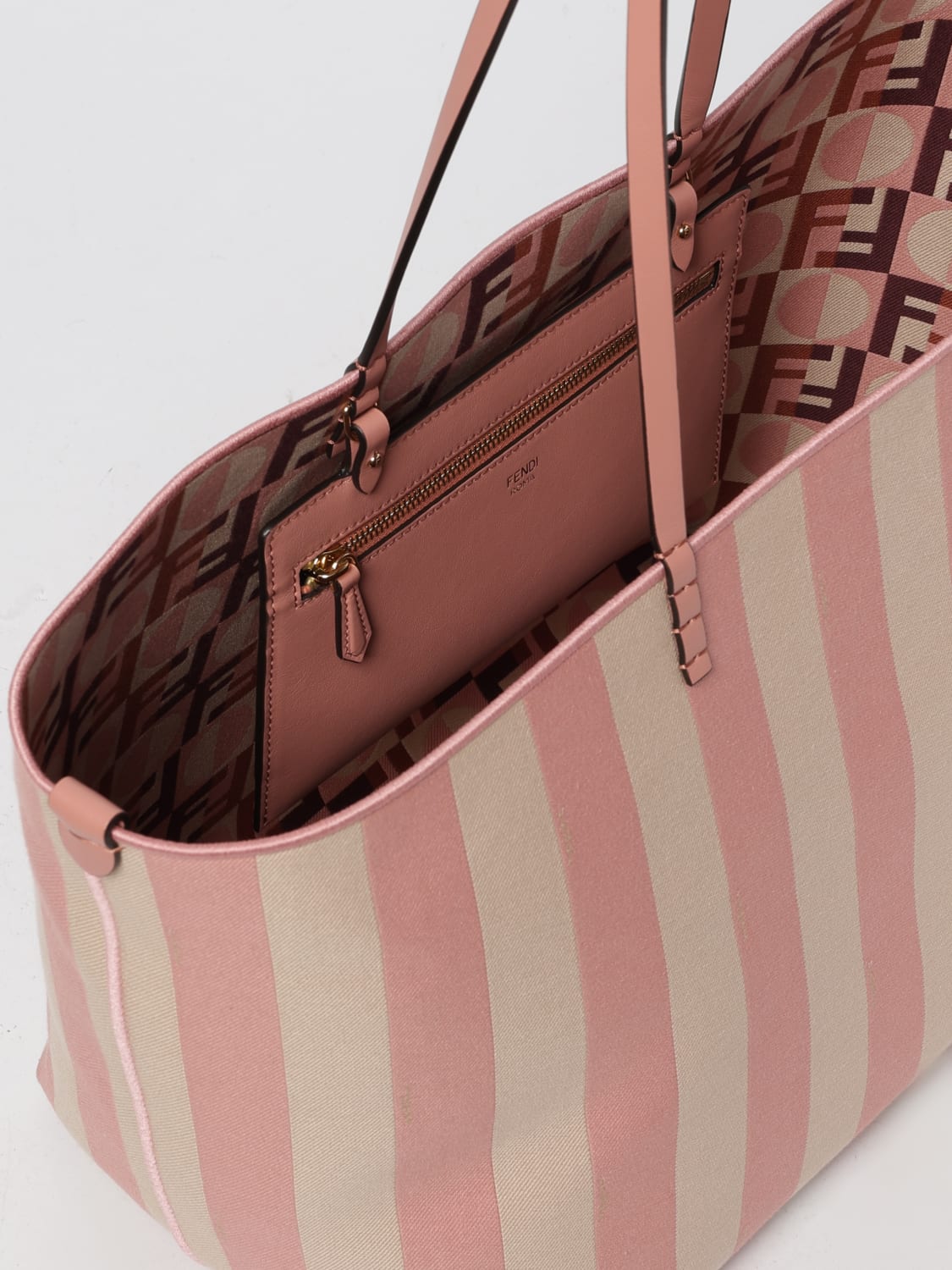 FENDI TOTE BAG: Shoulder bag woman Fendi, Pink - Img 5