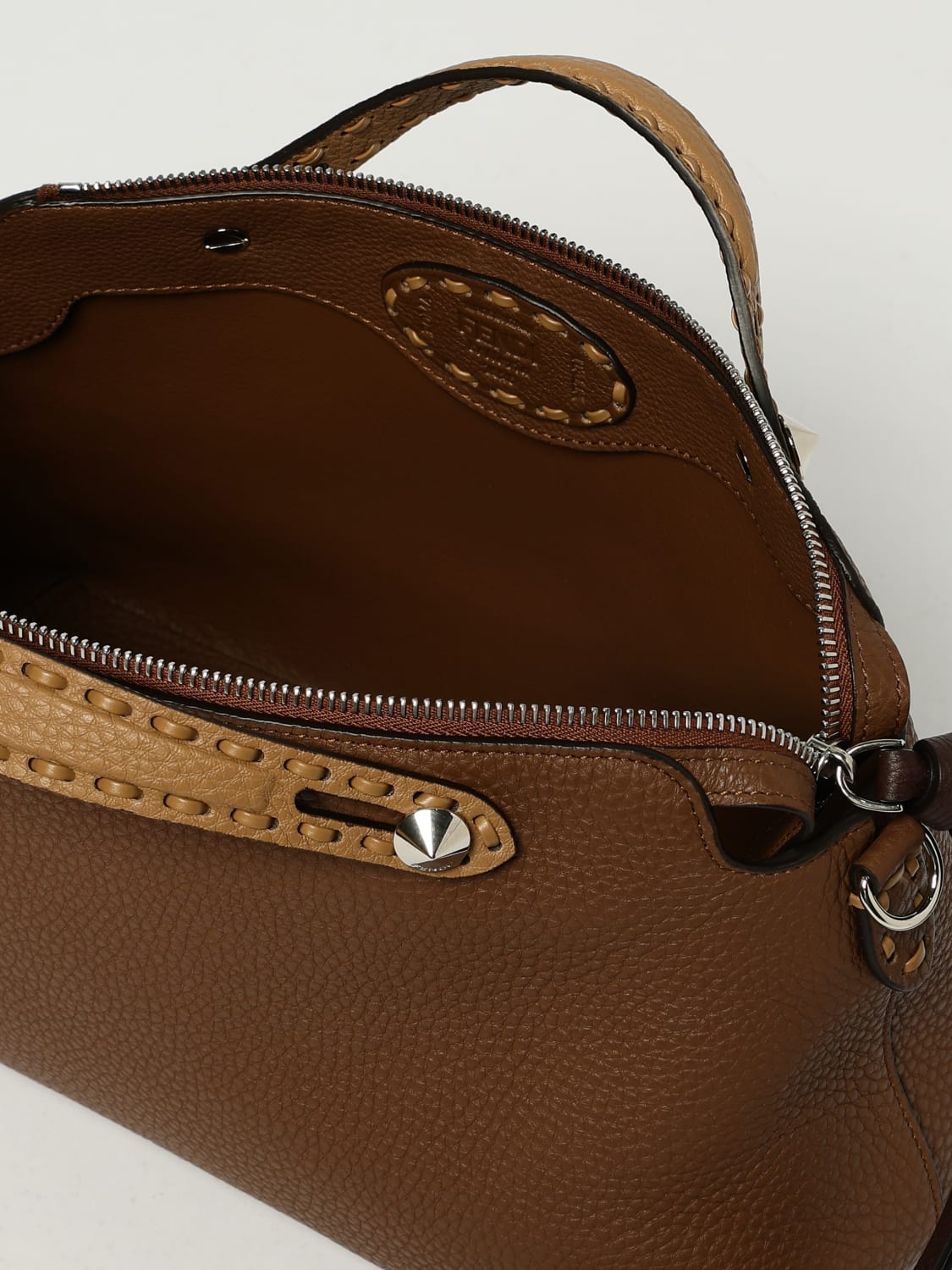 FENDI HANDTASCHE: Schultertasche damen Fendi, Braun - Img 5