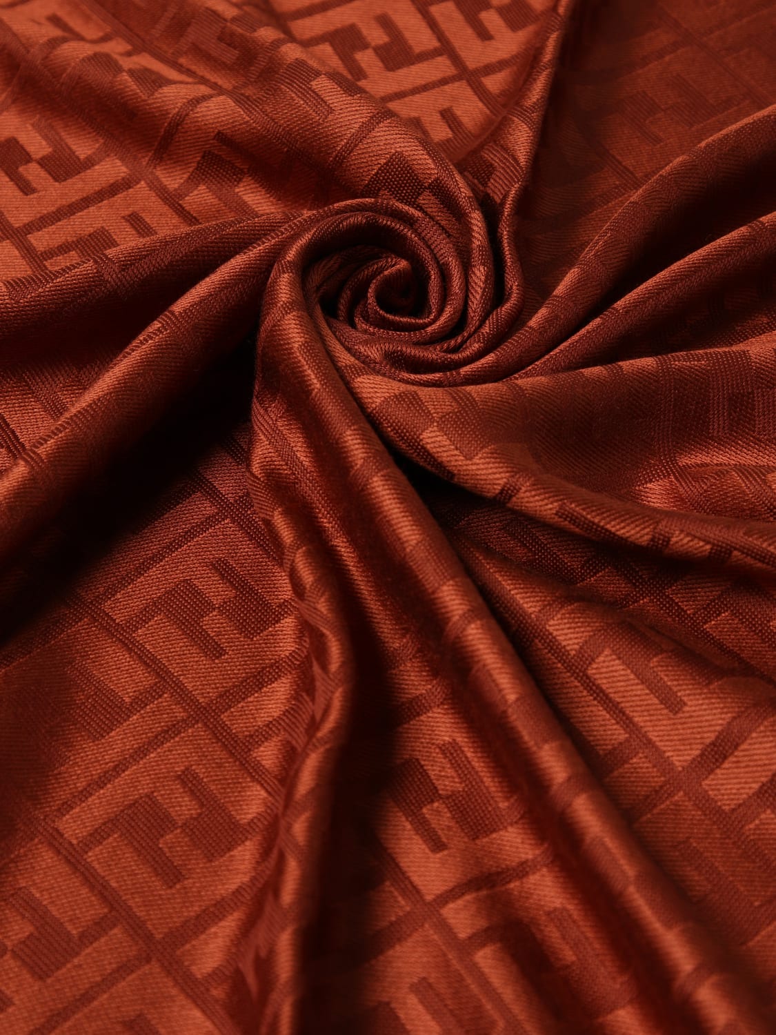 FENDI SCARF: Scarf woman Fendi, Brown - Img 3