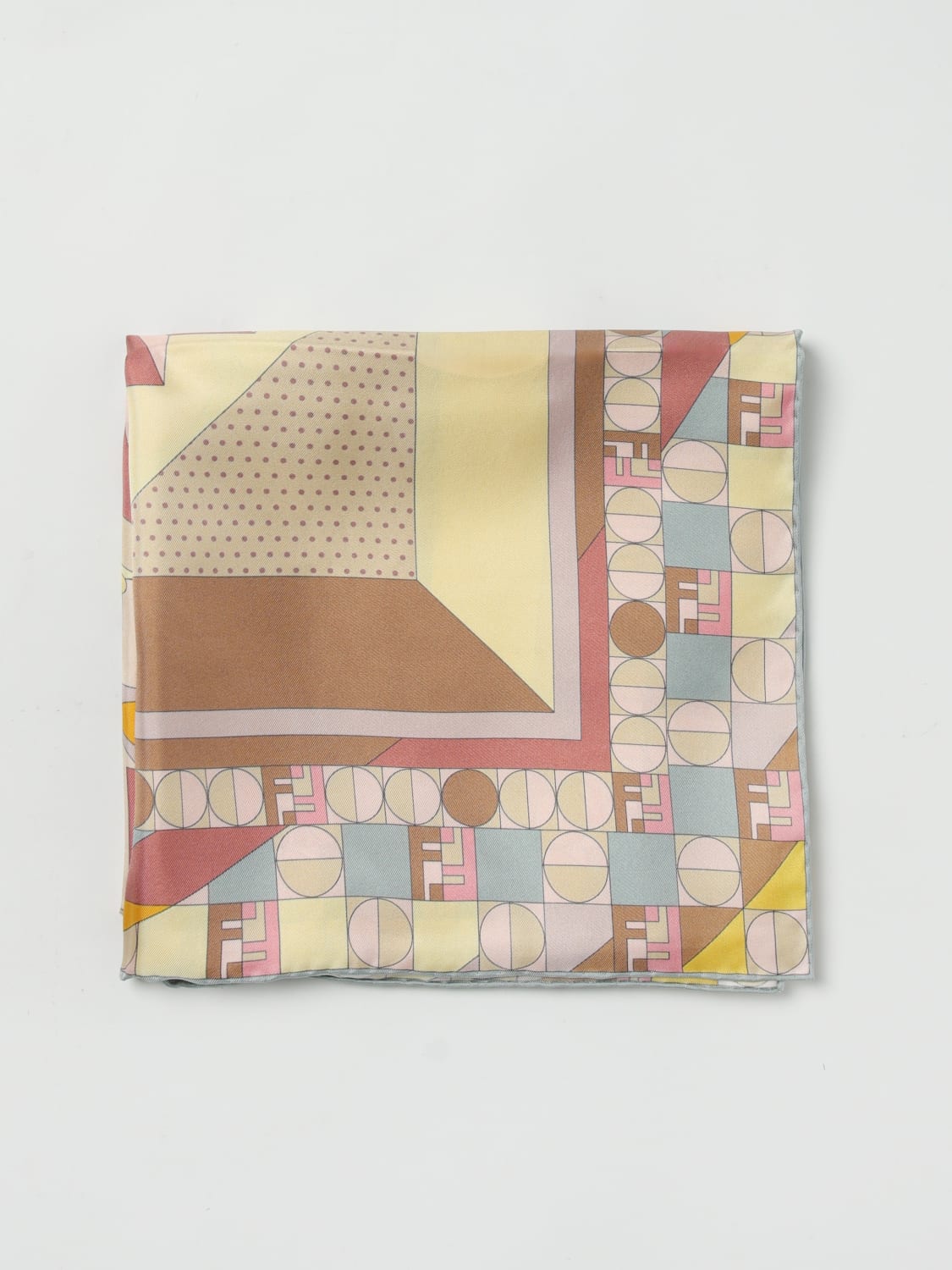 FENDI FULAR: Fular mujer Fendi, Rosa - Img 1