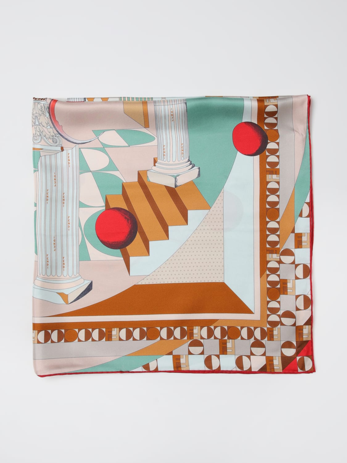 FENDI NECK SCARF: Neck scarf woman Fendi, Nude - Img 1