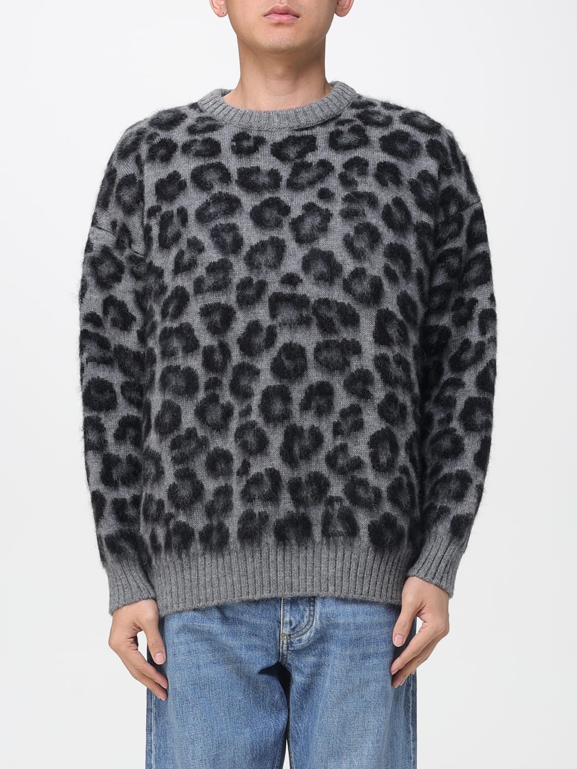 BOTTEGA VENETA SWEATER: Sweater men Bottega Veneta, Grey - Img 1