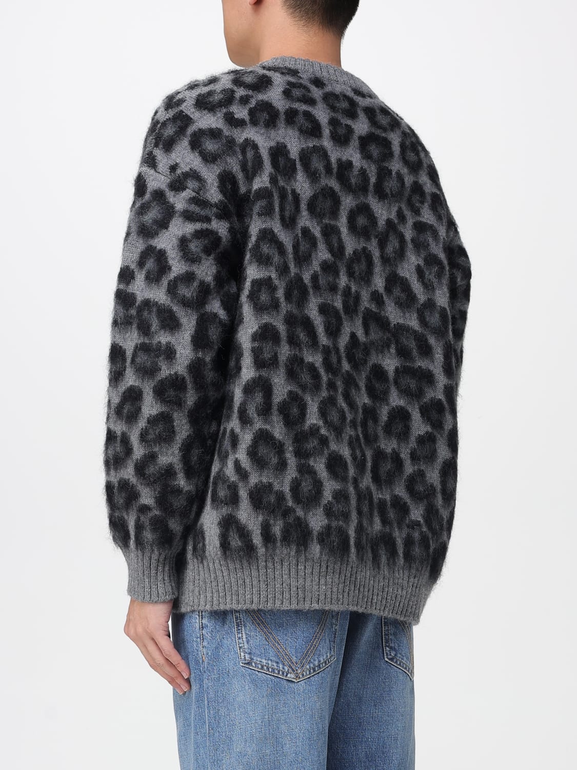 BOTTEGA VENETA SWEATER: Sweater men Bottega Veneta, Grey - Img 3