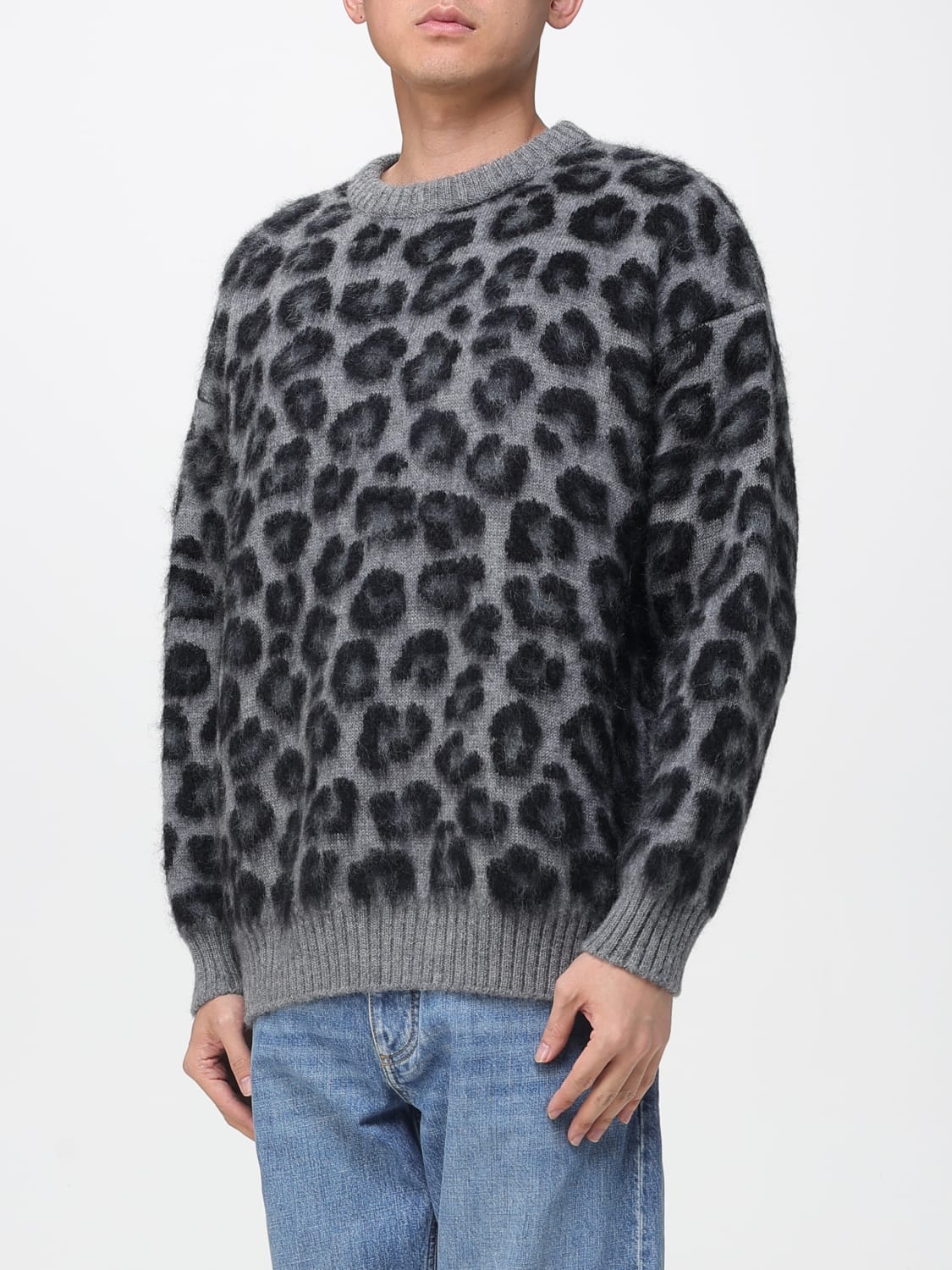 BOTTEGA VENETA SWEATER: Sweater men Bottega Veneta, Grey - Img 4