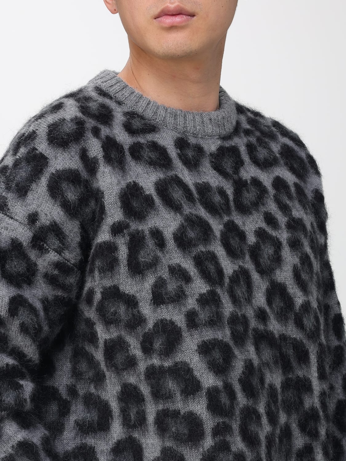 BOTTEGA VENETA SWEATER: Sweater men Bottega Veneta, Grey - Img 5