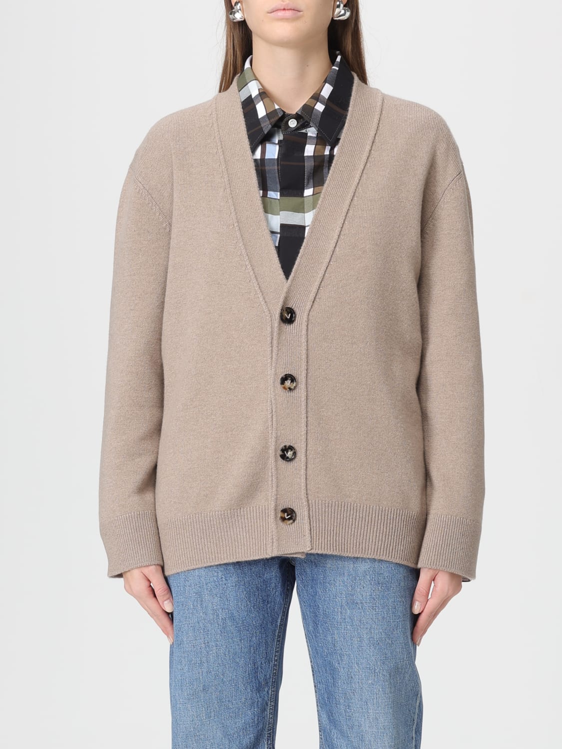 BOTTEGA VENETA JERSEY: Jersey mujer Bottega Veneta, Beige - Img 1