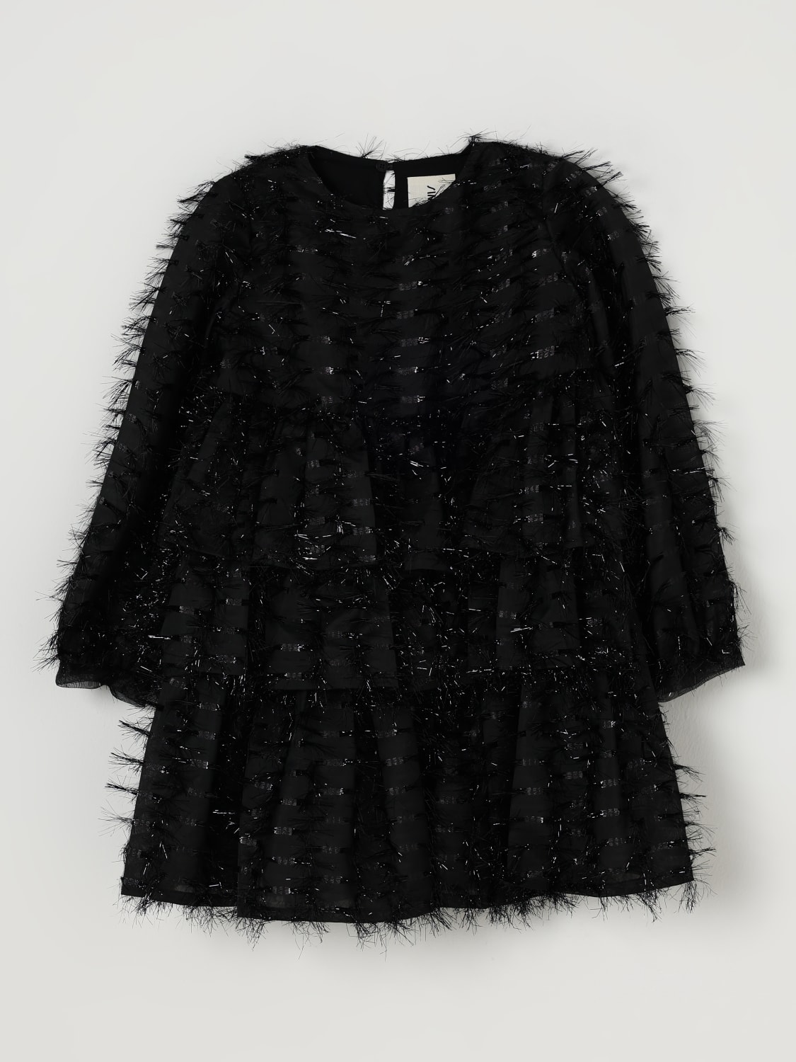 SIMONETTA DRESS: Dress kids Simonetta, Black - Img 1