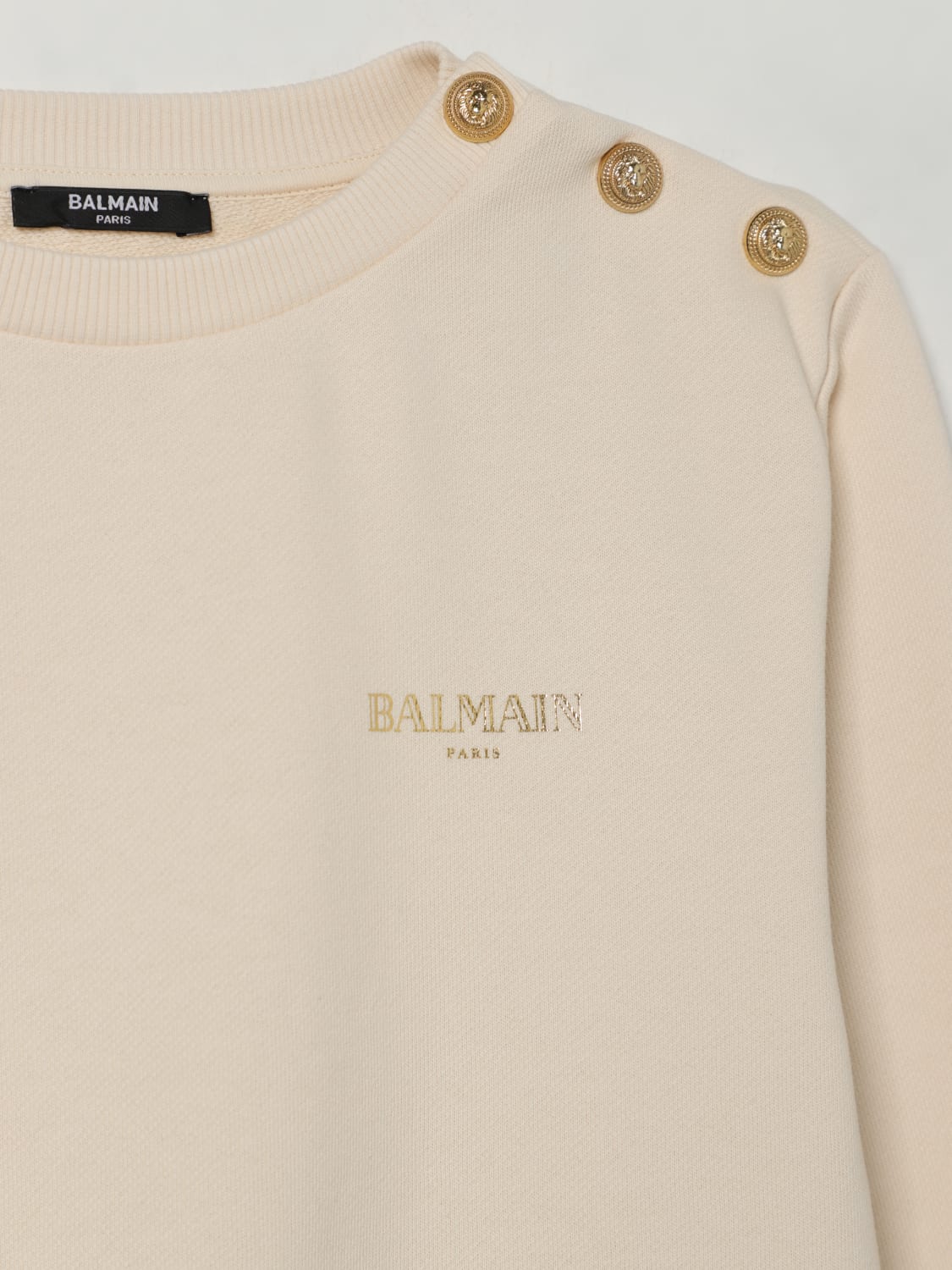 BALMAIN SWEATER: Sweater kids Balmain, White - Img 3