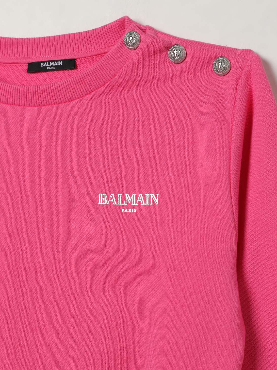 BALMAIN JERSEY: Jersey niños Balmain, Rosa - Img 3