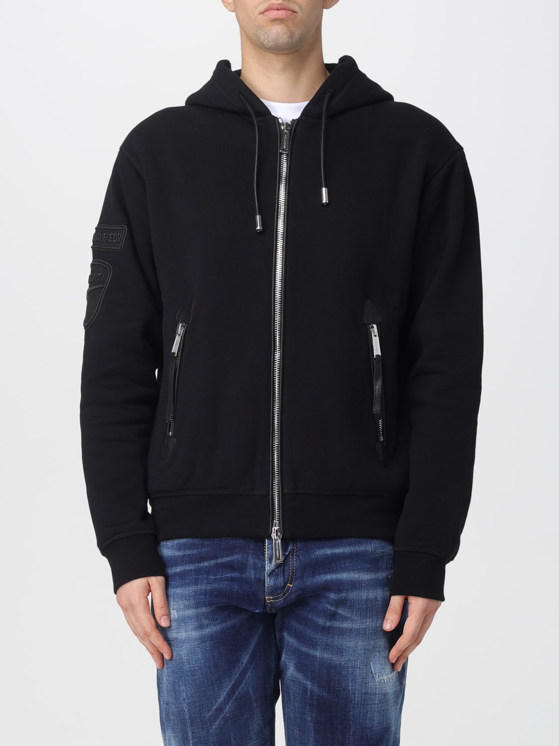 DSQUARED2 DUCATI SWEATSHIRT: Sweatshirt men Dsquared2 Ducati, Black - Img 1