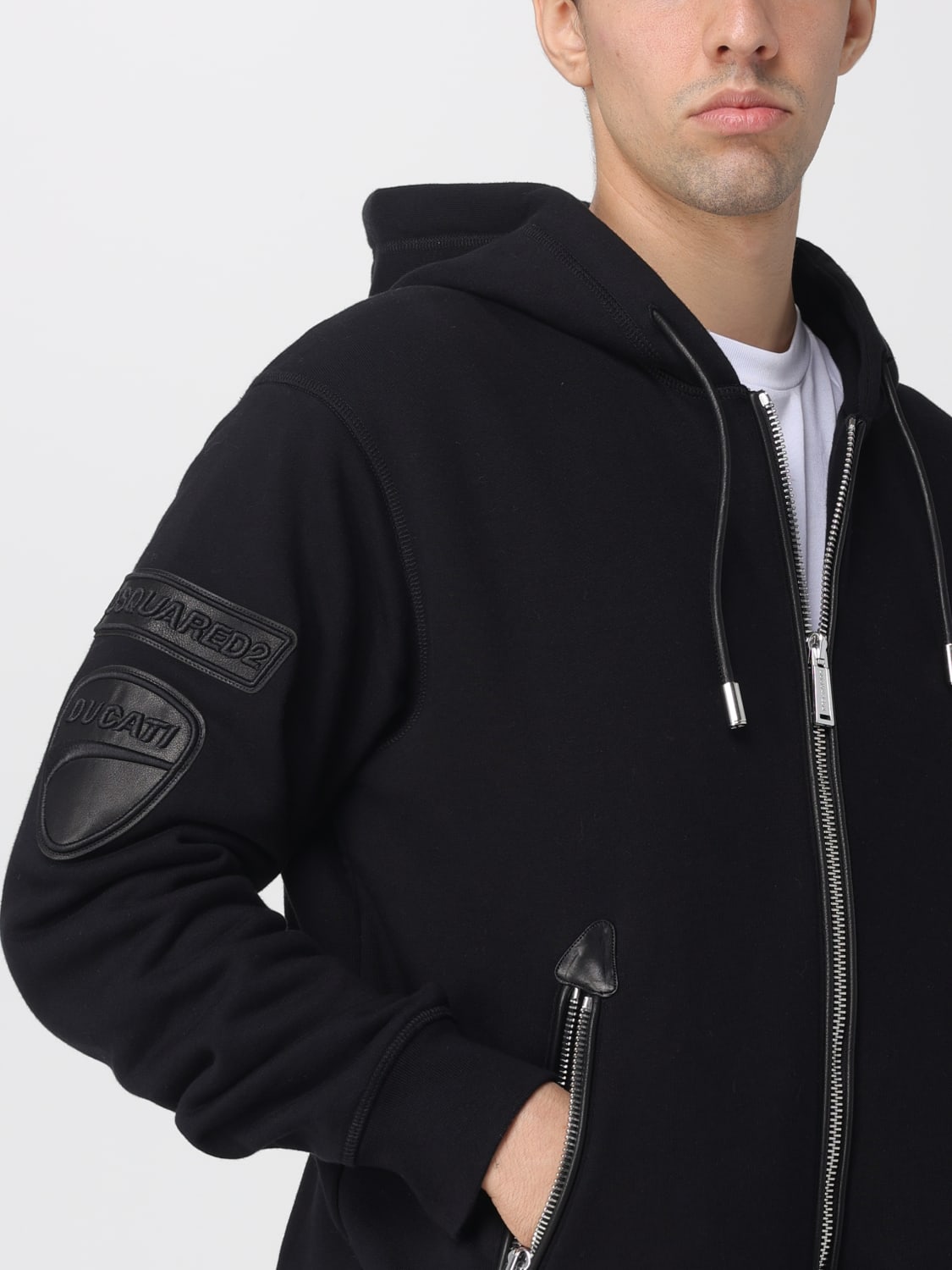 DSQUARED2 DUCATI SWEATSHIRT: Sweatshirt men Dsquared2 Ducati, Black - Img 5