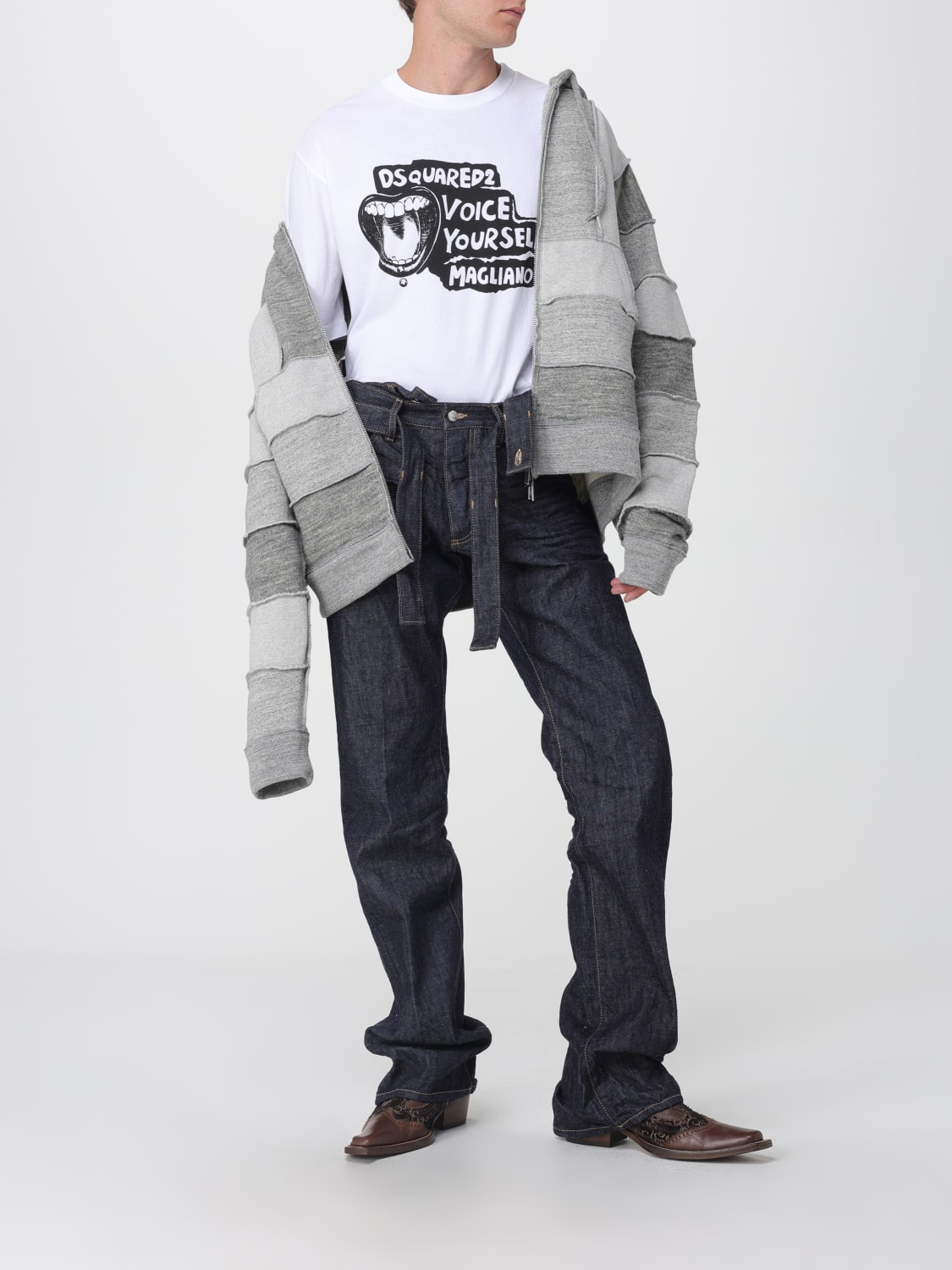 MAGLIANO X DSQUARED2 SWEATSHIRT: Sweatshirt men Magliano X Dsquared2, Grey - Img 2