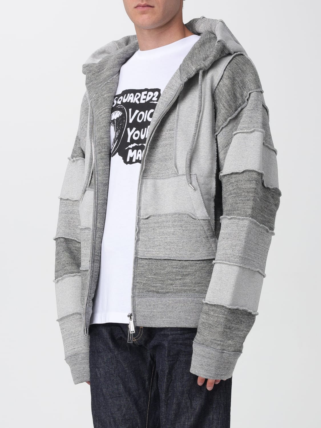 MAGLIANO X DSQUARED2 SWEATSHIRT: Sweatshirt men Magliano X Dsquared2, Grey - Img 4