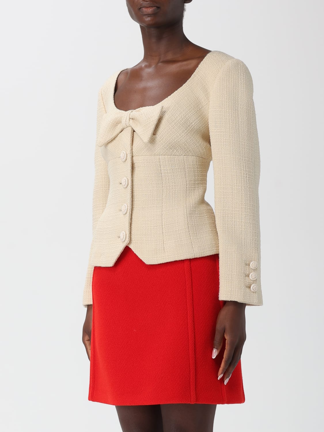 VALENTINO JACKE: Blazer damen Valentino, Milch - Img 4