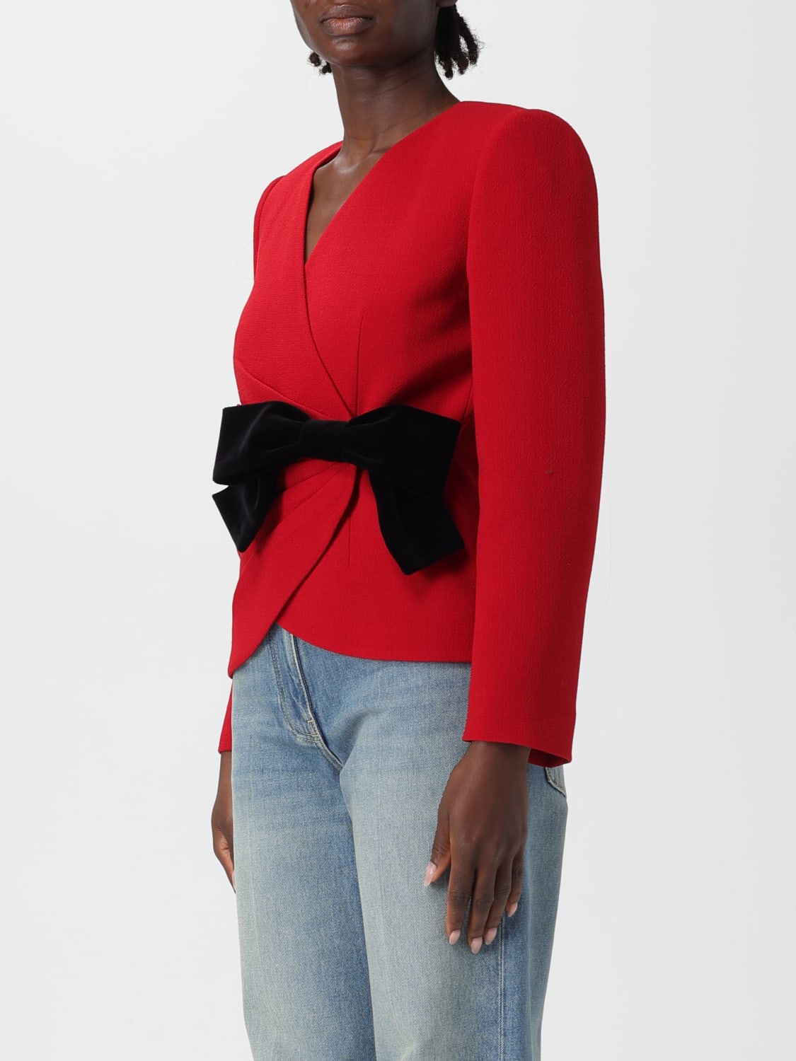 VALENTINO JACKET: Blazer woman Valentino, Red - Img 4