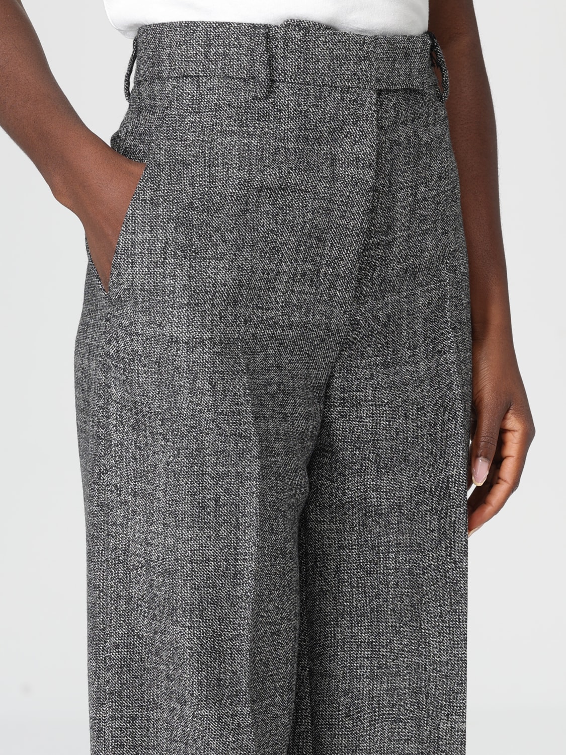 VALENTINO PANTS: Pants woman Valentino, Grey - Img 5