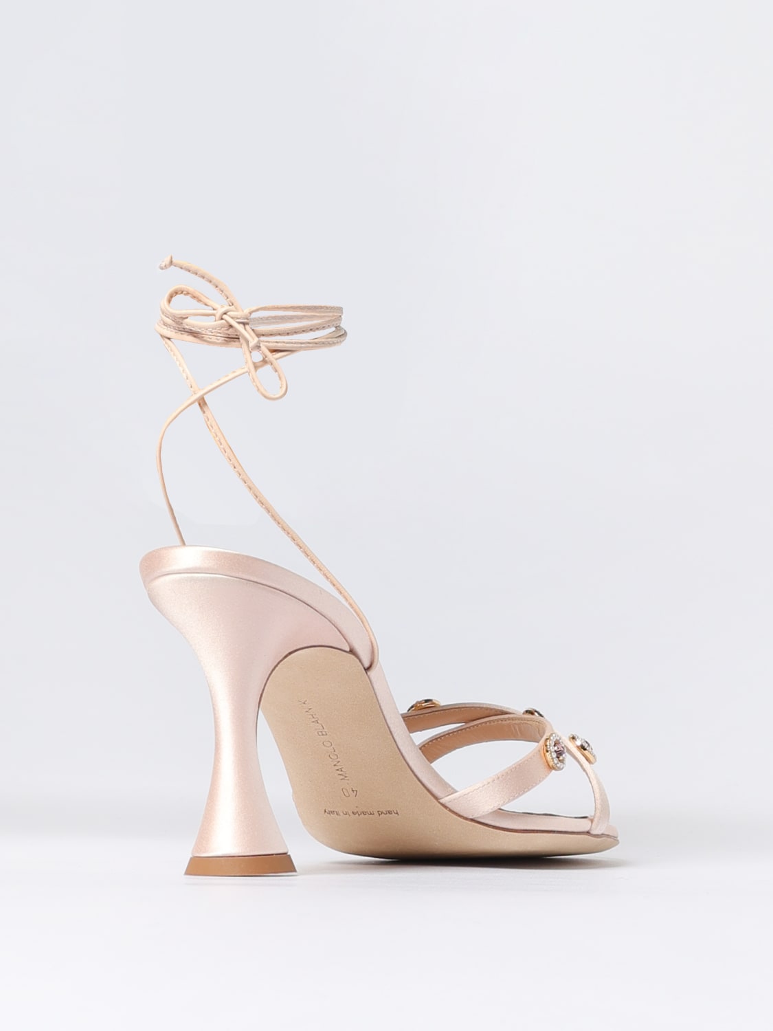 MANOLO BLAHNIK HEELED SANDAL: Shoes woman Manolo Blahnik, Blush Pink - Img 3