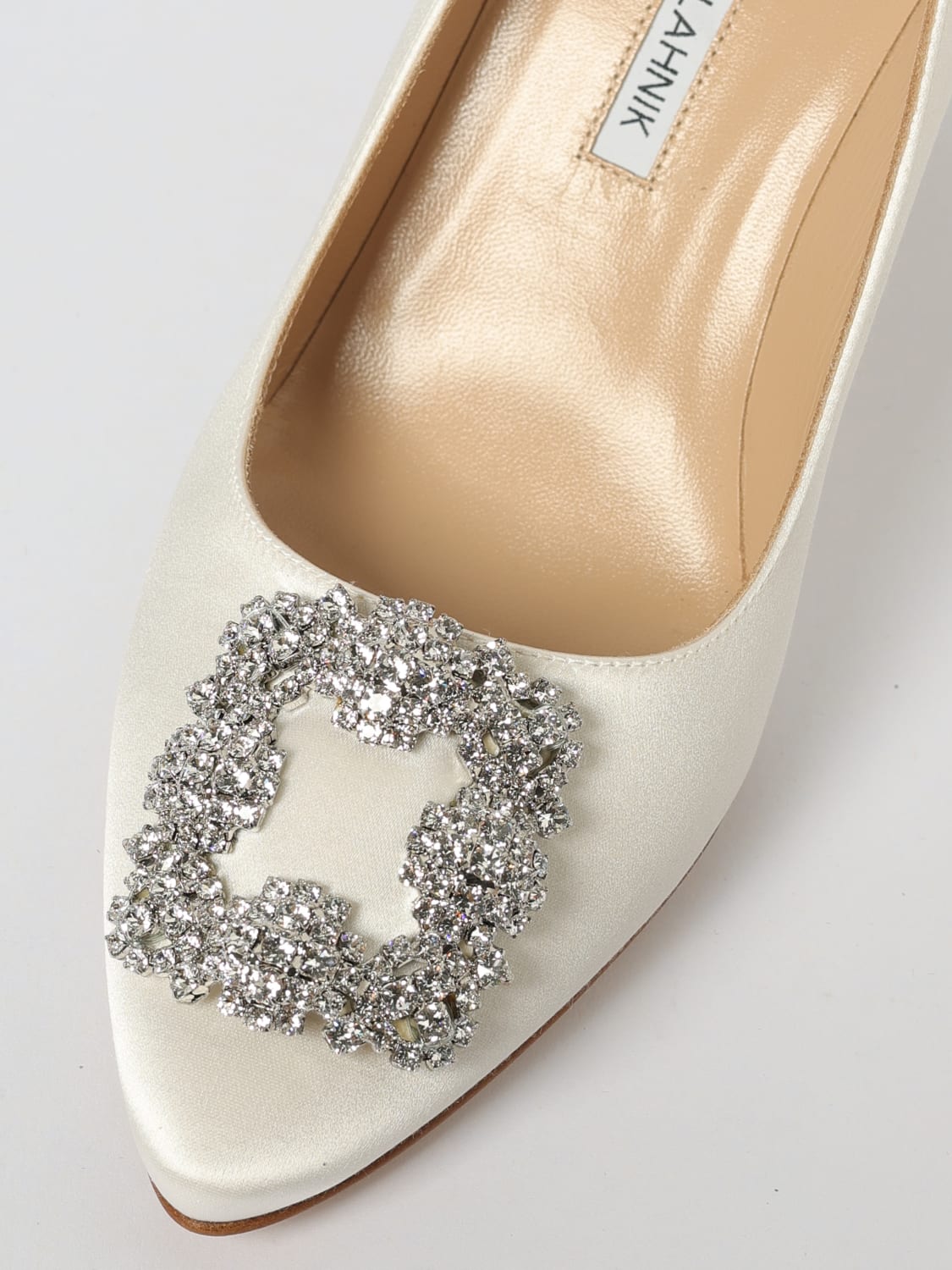 MANOLO BLAHNIK ZAPATO DE SALÓN: Zapatos mujer Manolo Blahnik, Crema - Img 4