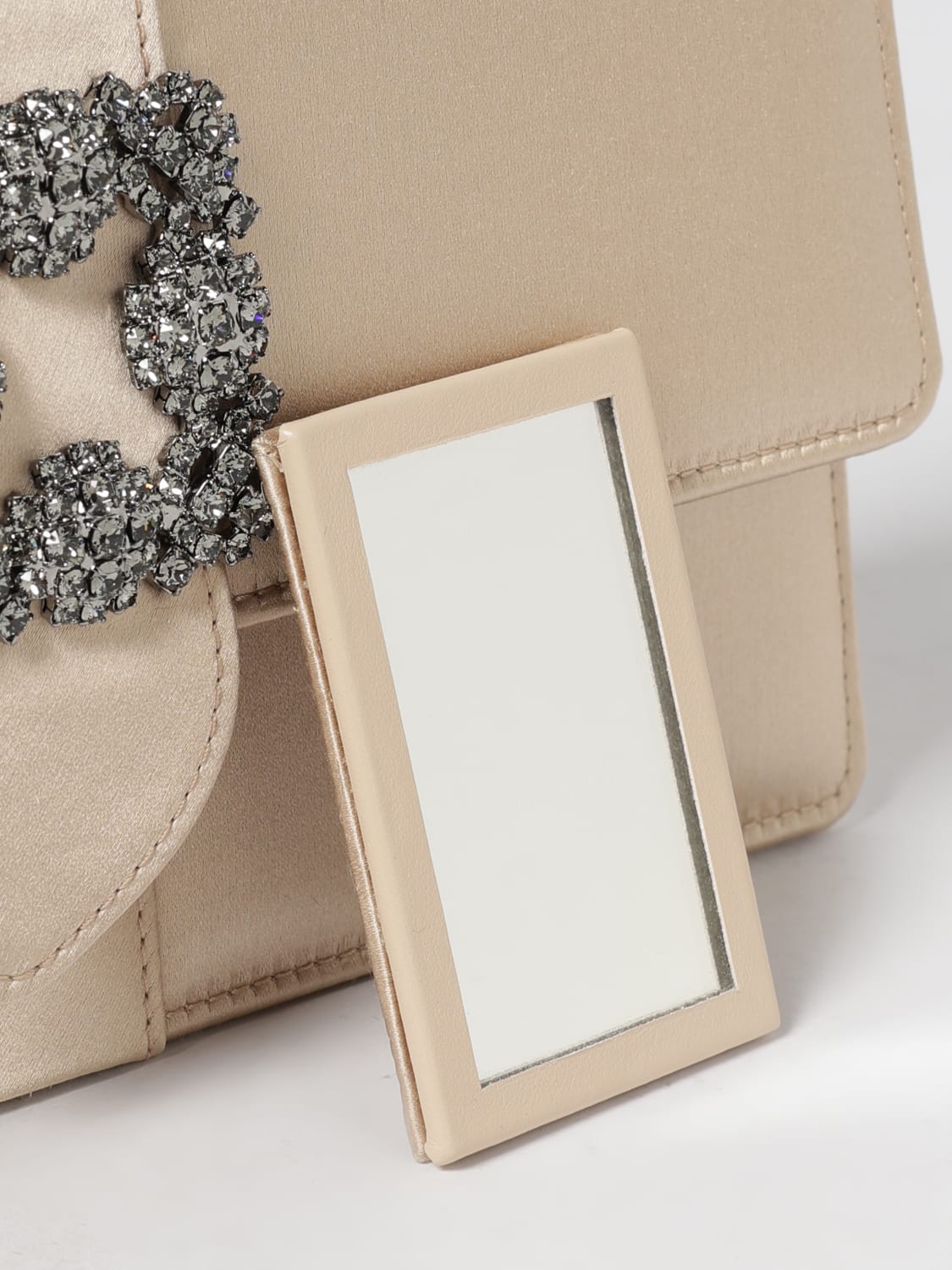 MANOLO BLAHNIK CLUTCH: Shoulder bag woman Manolo Blahnik, Nude - Img 3