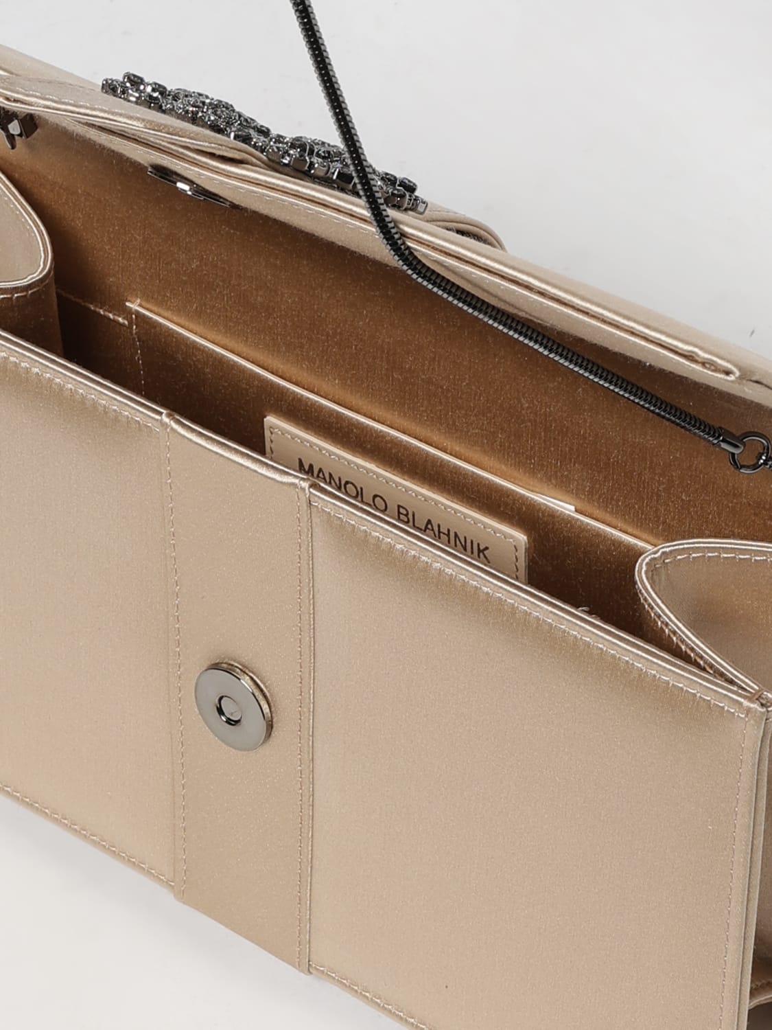 MANOLO BLAHNIK CLUTCH: Shoulder bag woman Manolo Blahnik, Nude - Img 4