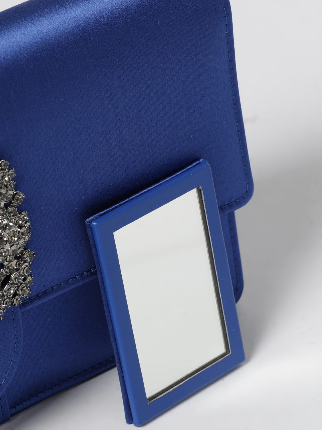 MANOLO BLAHNIK CLUTCH: Bolso de hombro mujer Manolo Blahnik, Royal Blue - Img 3