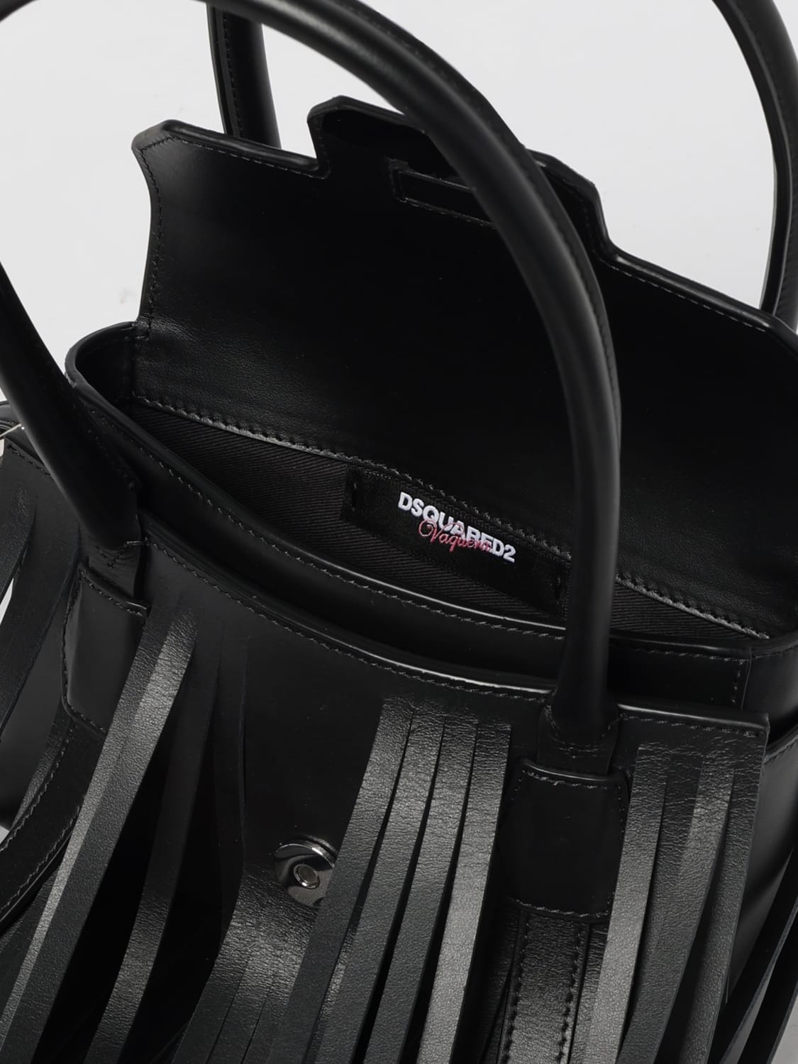 DSQUARED2 MINI SAC: Sac porté épaule femme Dsquared2, Noir - Img 5