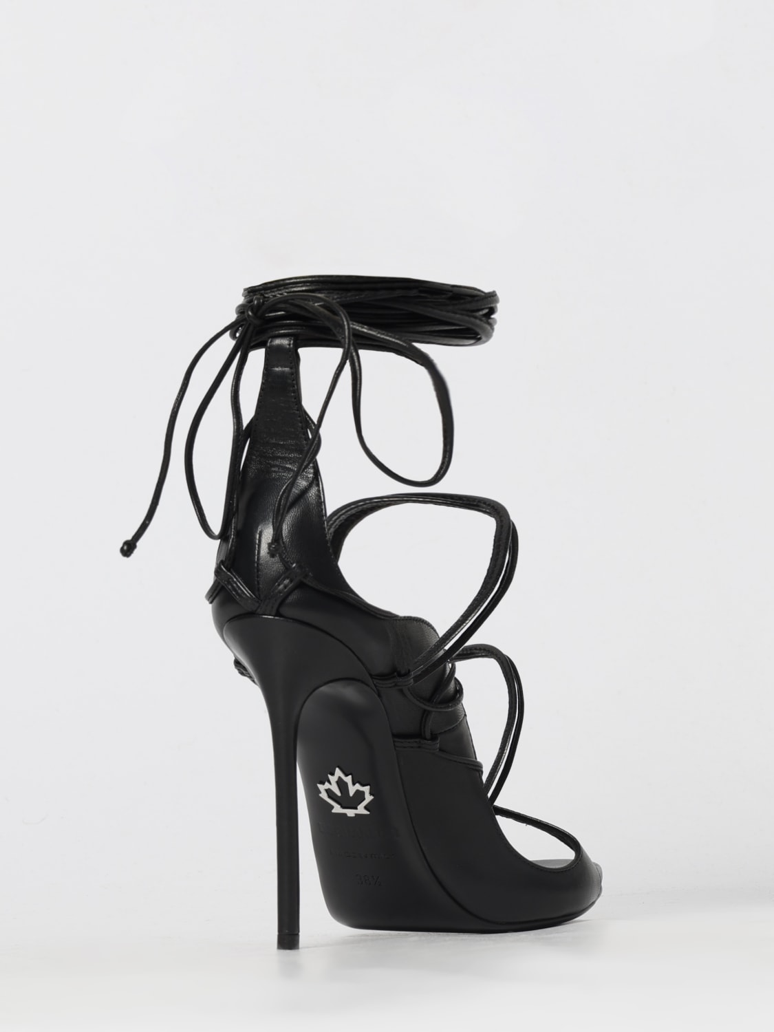 DSQUARED2 HEELED SANDALS: Shoes woman Dsquared2, Black - Img 3