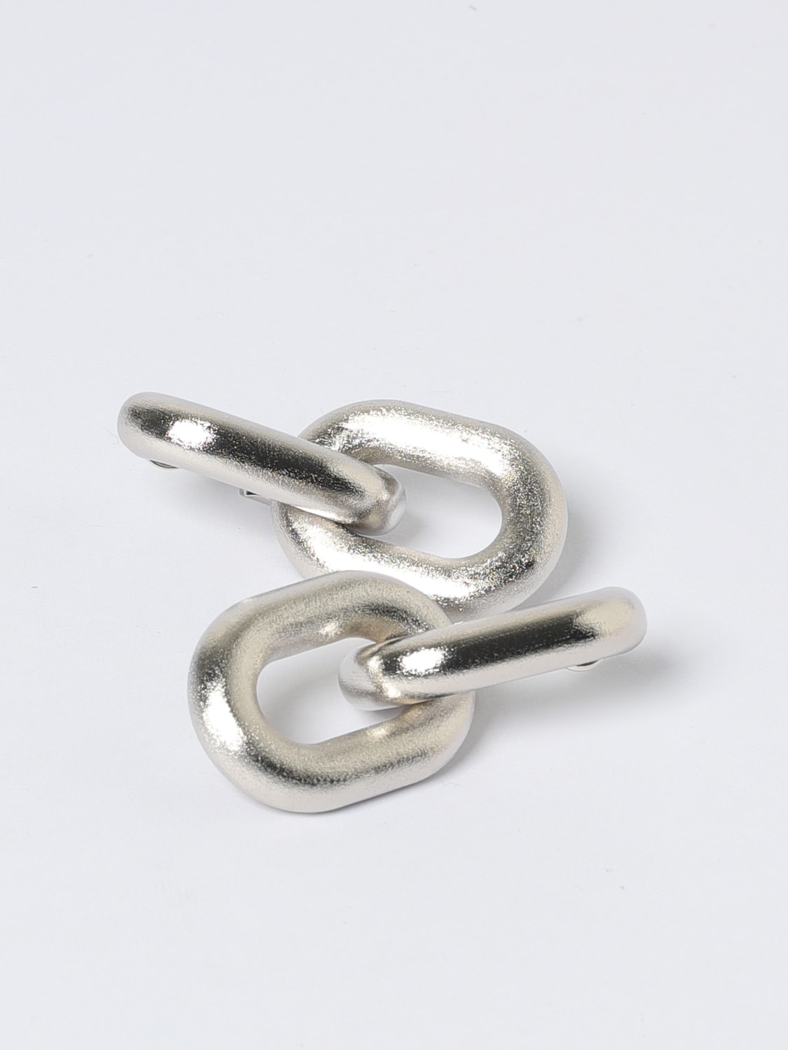 DSQUARED2 GIOIELLO: Orecchini Dsquared2 in ottone con strass incastonati , Argento - Img 2