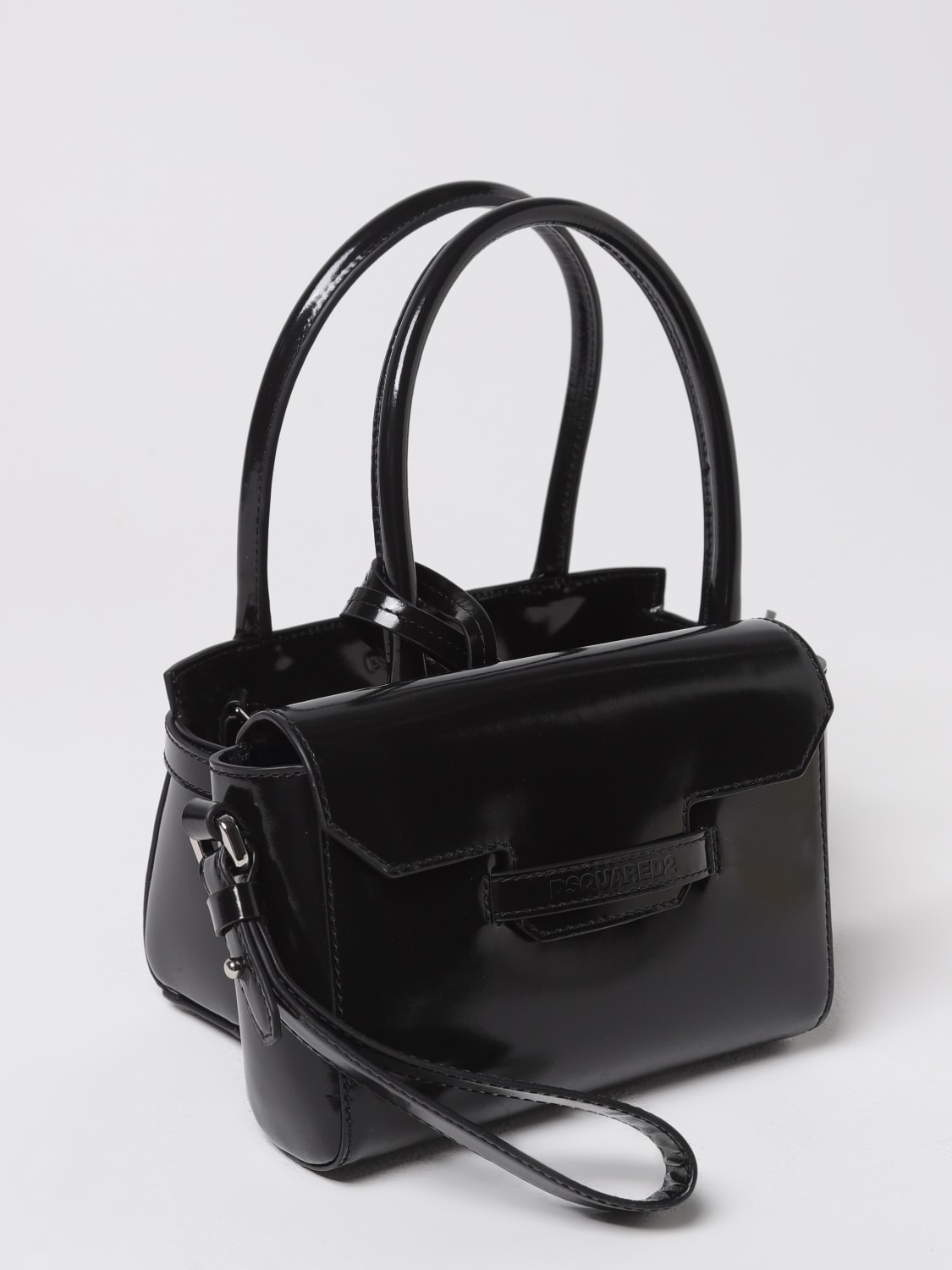 DSQUARED2 MINI BAG: Shoulder bag woman Dsquared2, Black - Img 3
