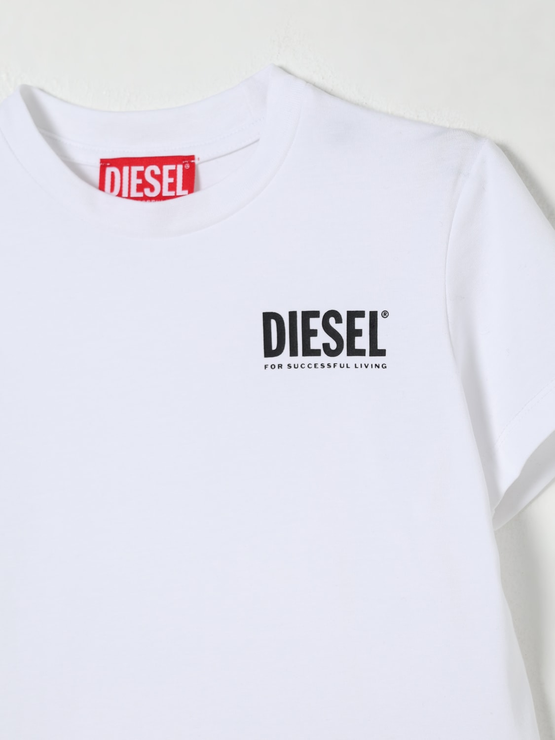 DIESEL CAMISETA: Camiseta niños Diesel, Blanco - Img 3