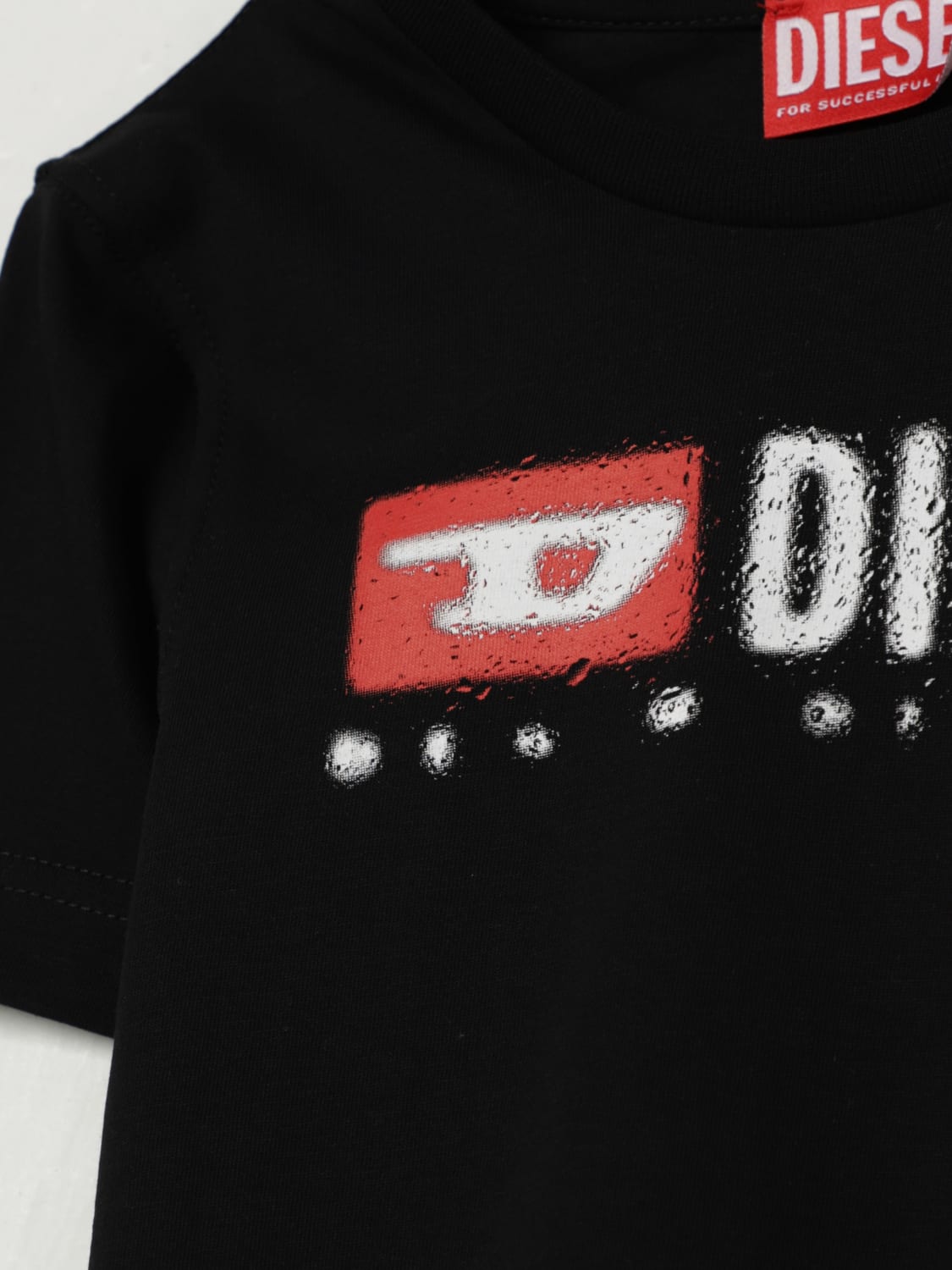 DIESEL CAMISETA: Camiseta niños Diesel, Negro - Img 3
