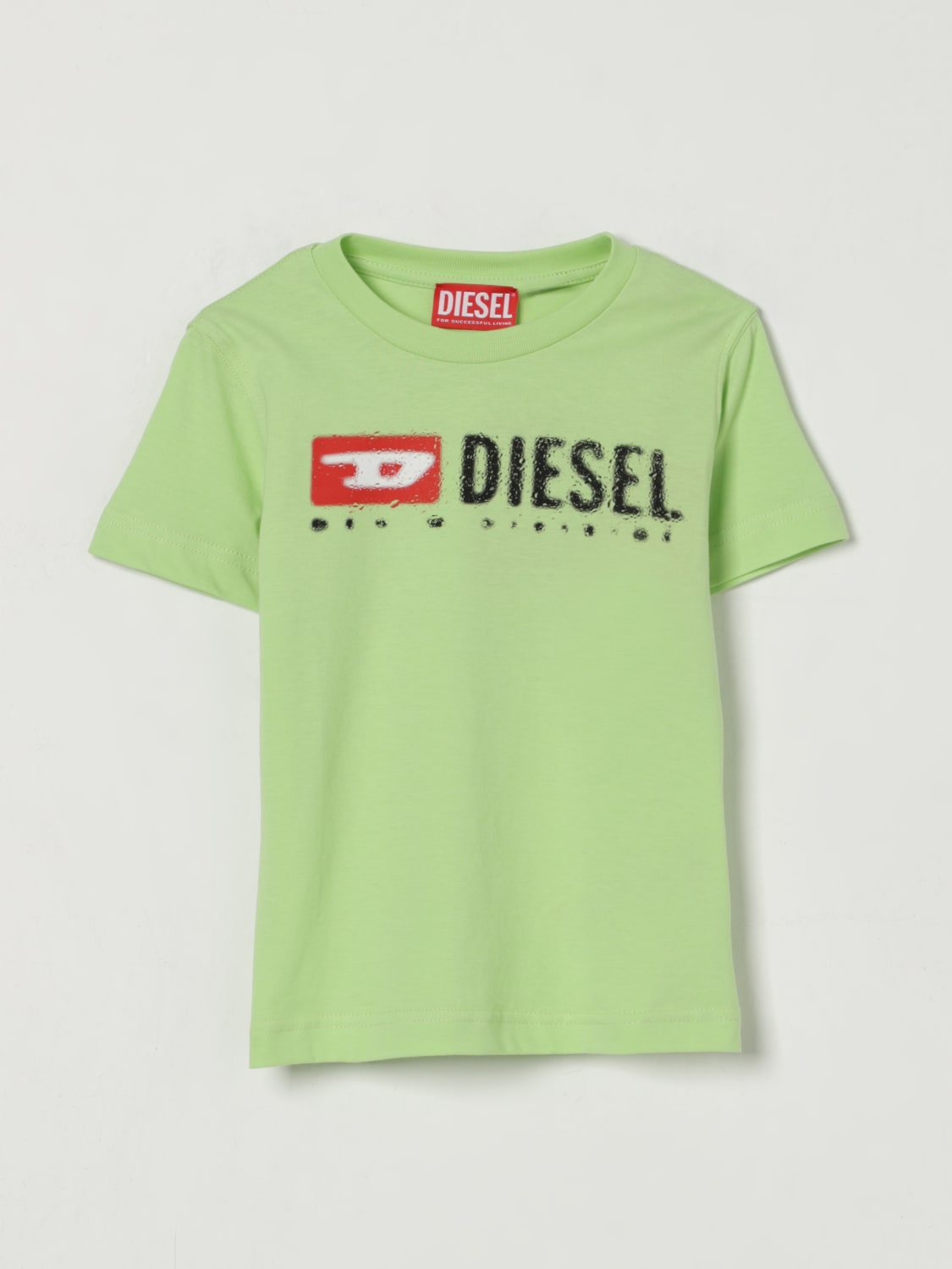 DIESEL T-SHIRT: T-shirt kids Diesel, Green - Img 1