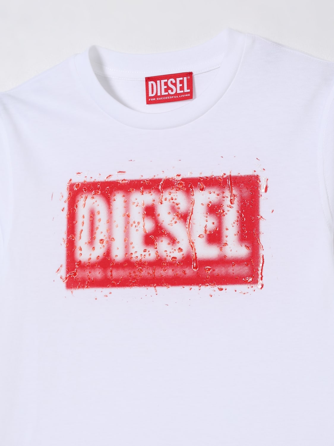 DIESEL CAMISETA: Camiseta niños Diesel, Blanco - Img 3