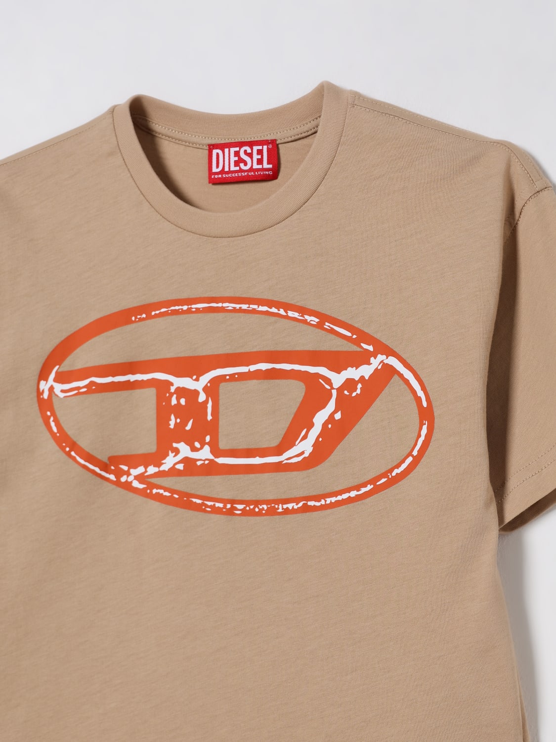 DIESEL CAMISETA: Camiseta niños Diesel, Camello - Img 3
