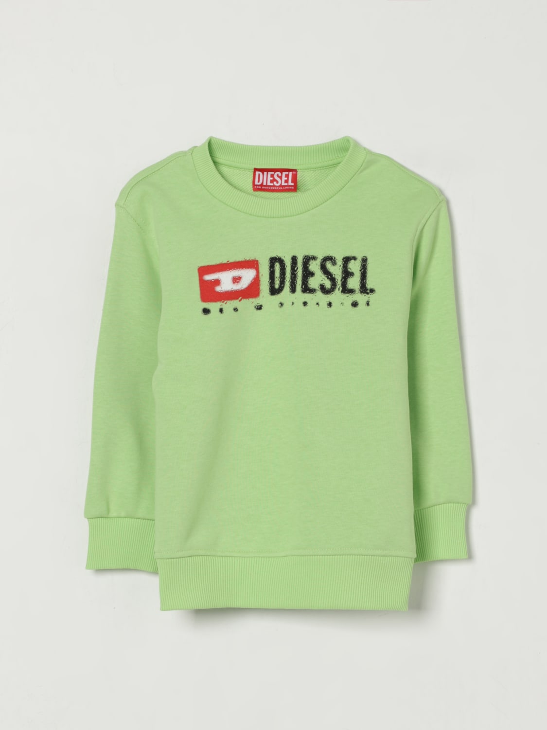 DIESEL SWEATER: Sweater kids Diesel, Green - Img 1