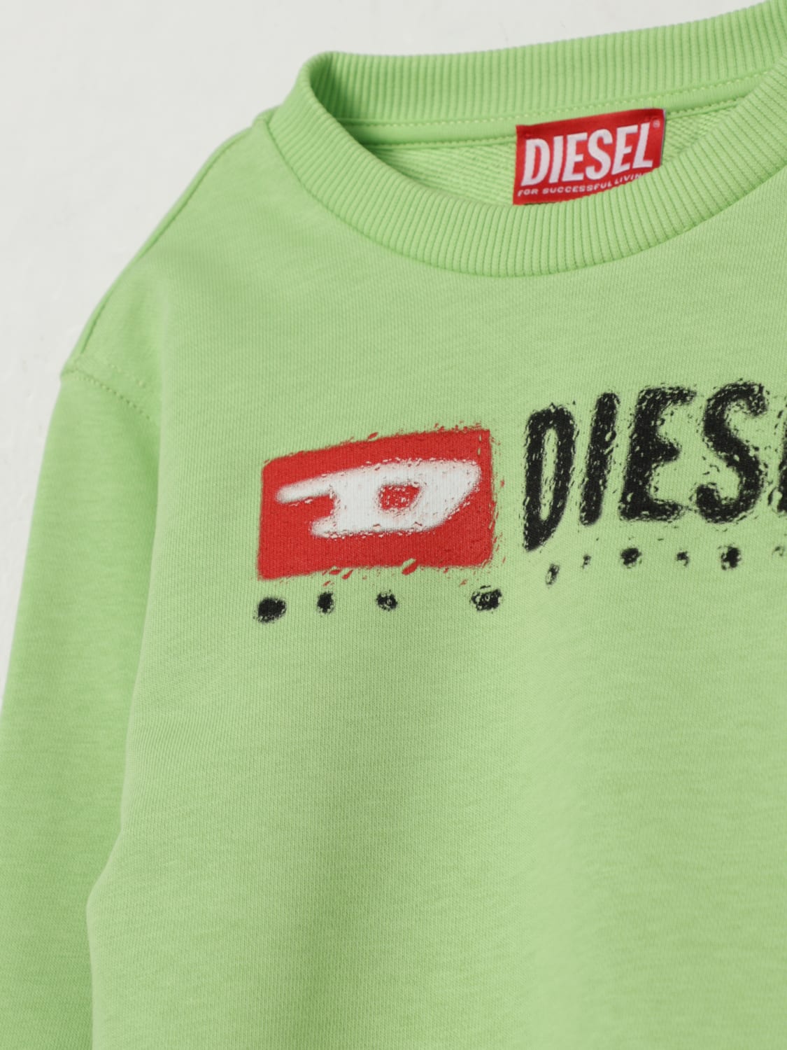 DIESEL SWEATER: Sweater kids Diesel, Green - Img 3