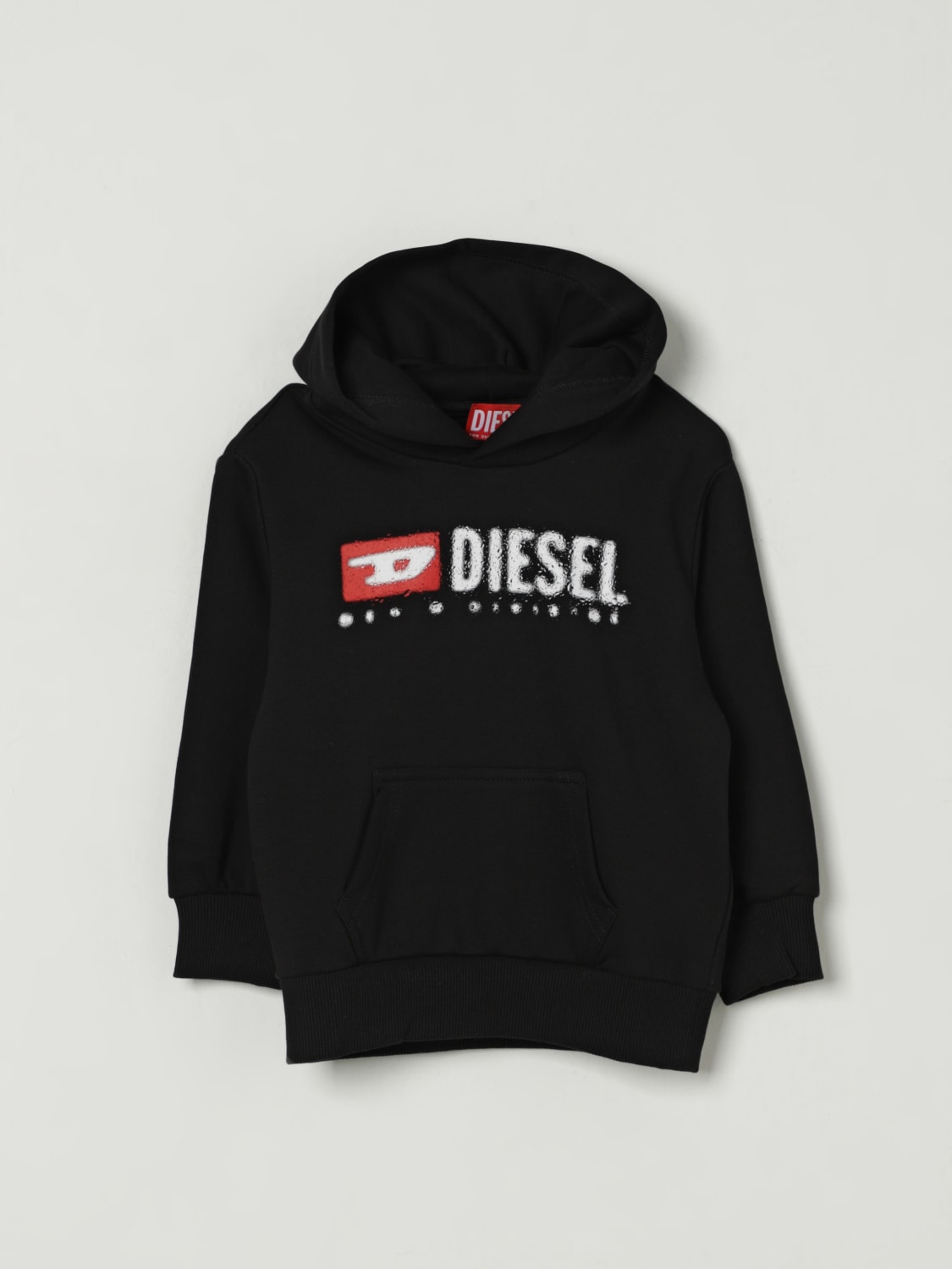 DIESEL PULL: Pull enfant Diesel, Noir - Img 1