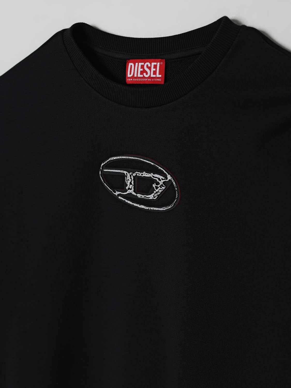 DIESEL JERSEY: Jersey niños Diesel, Negro - Img 3