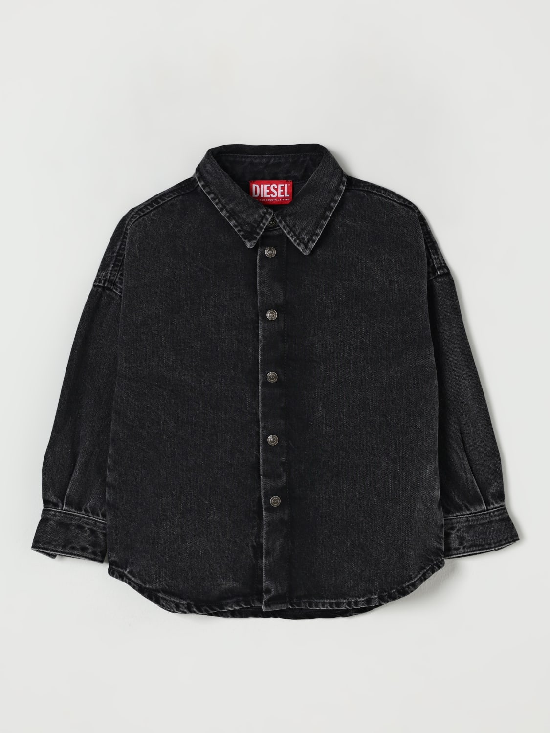 DIESEL SHIRT: Shirt kids Diesel, Black - Img 1