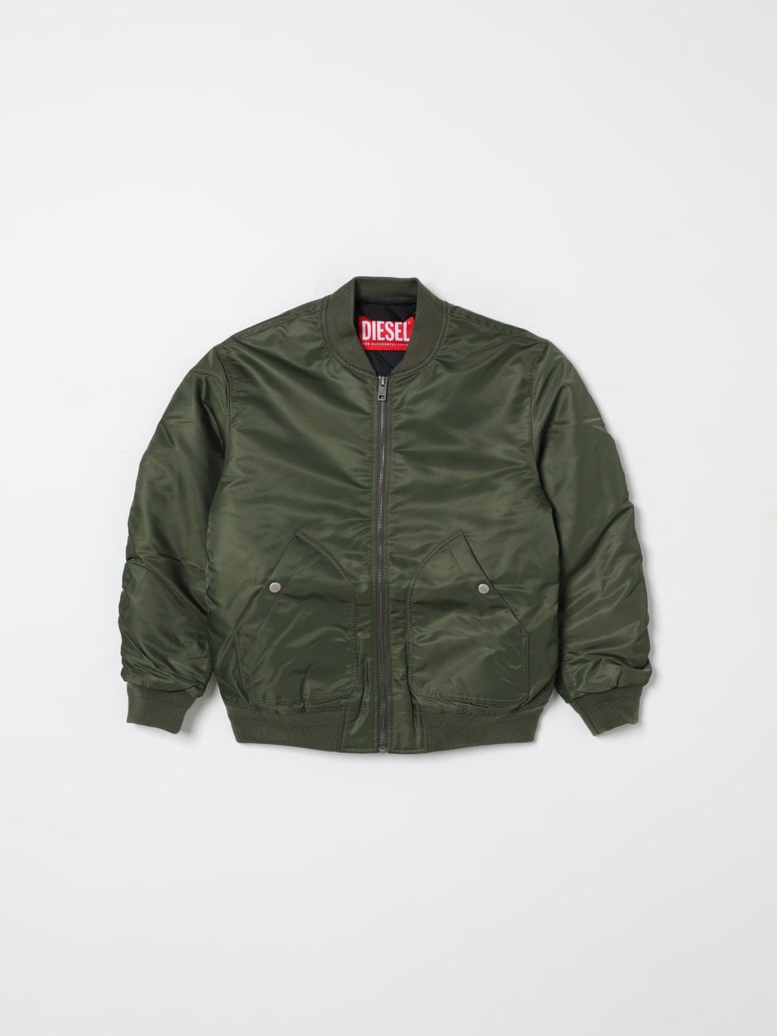 DIESEL JACKET: Jacket kids Diesel, Olive - Img 1