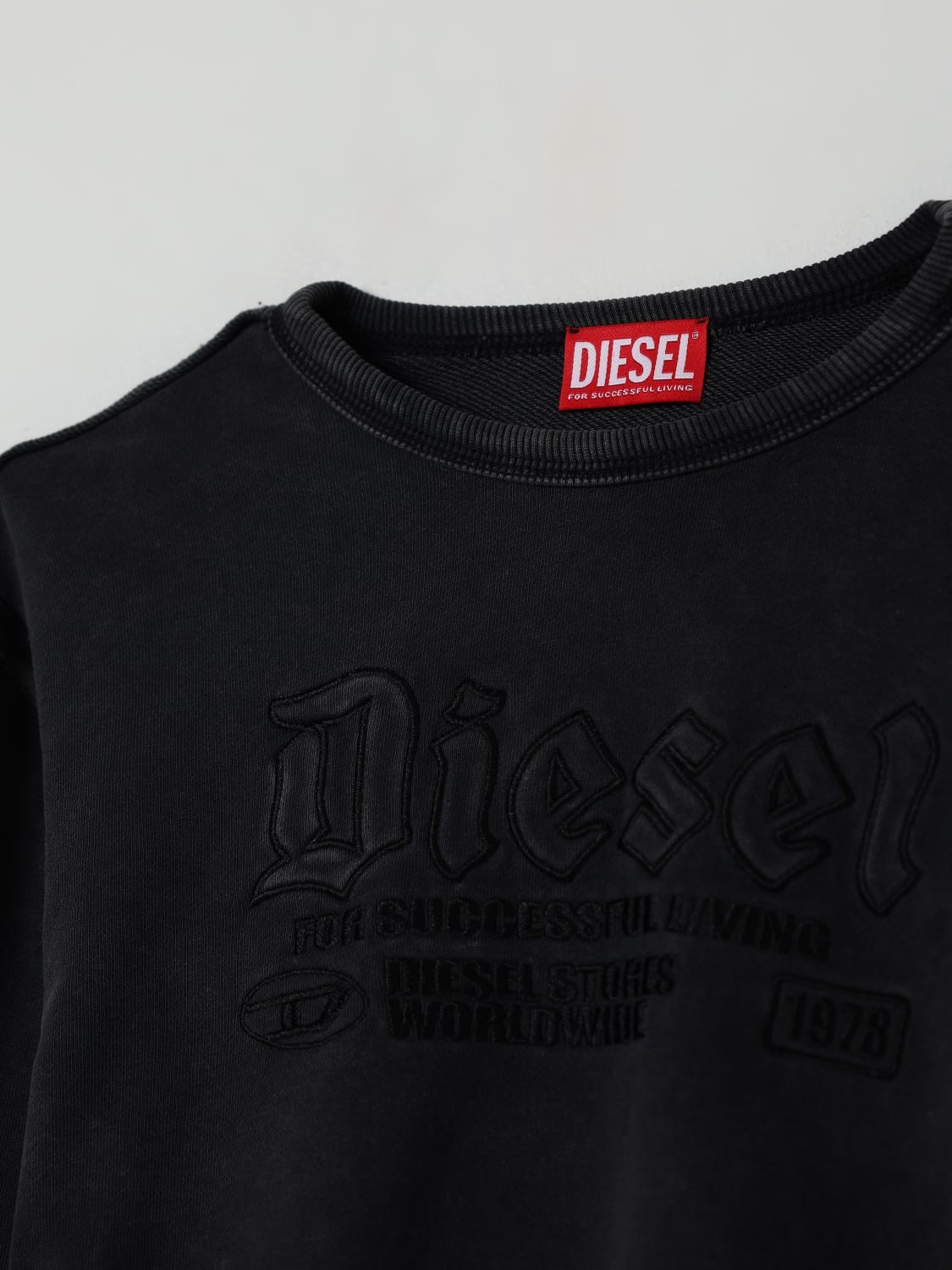 DIESEL SWEATER: Sweater kids Diesel, Black - Img 3