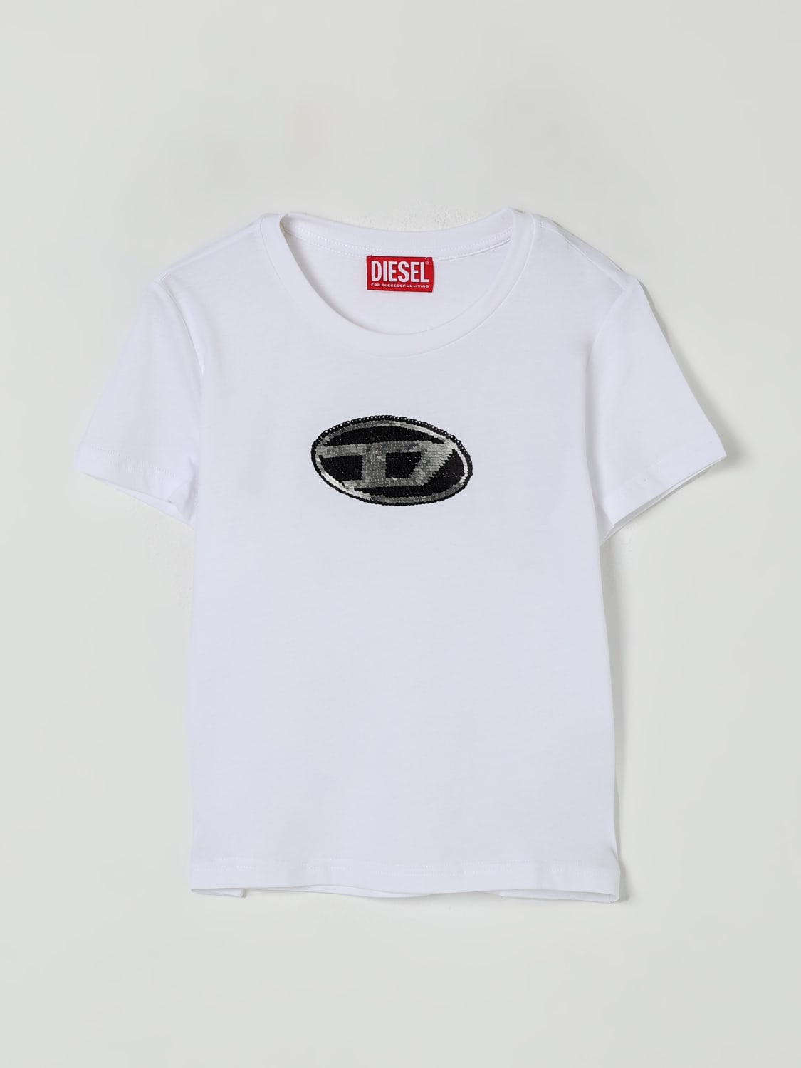 DIESEL T-SHIRT: T-shirt kids Diesel, White - Img 1