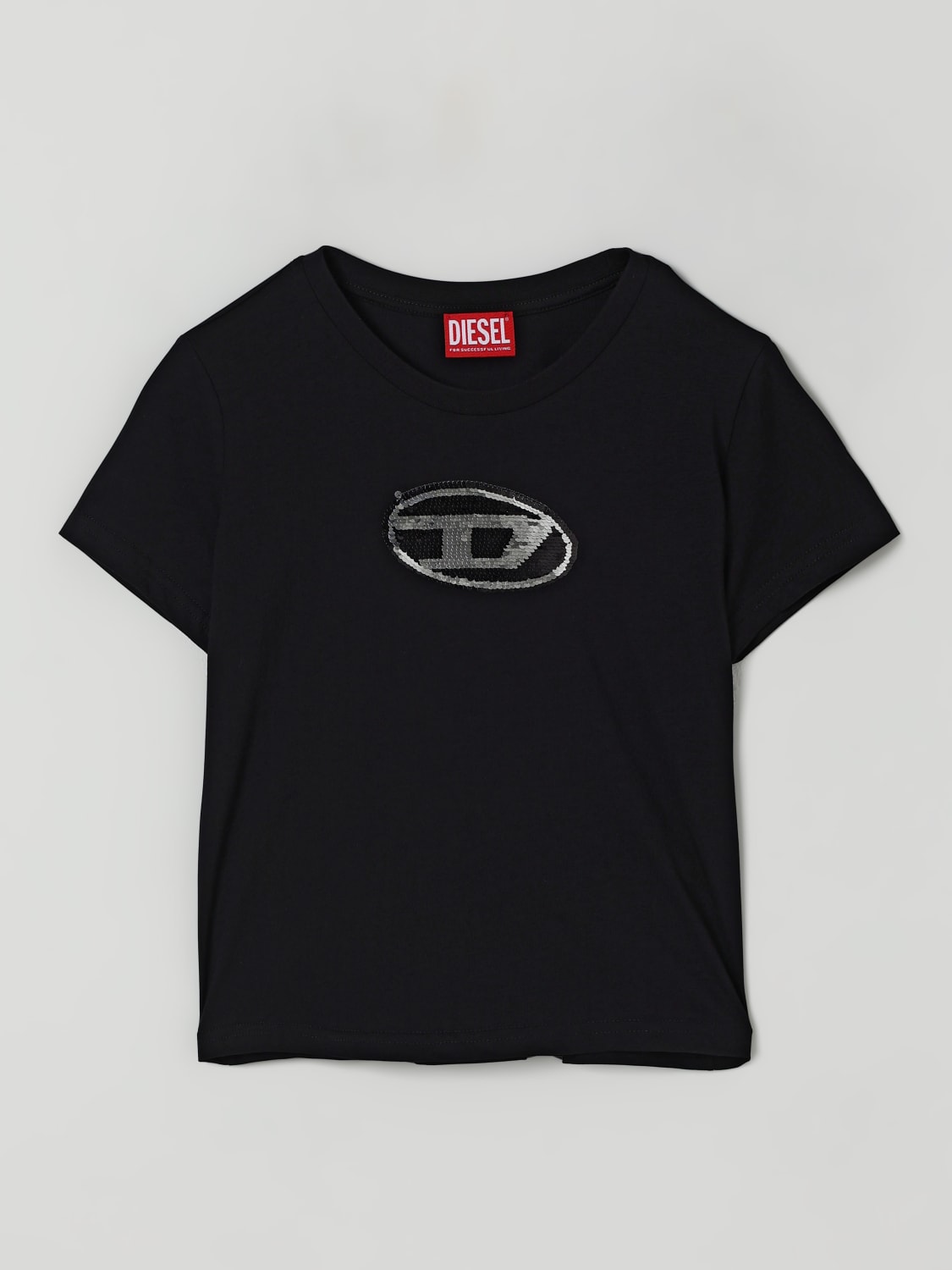 DIESEL T-SHIRT: T-shirt kinder Diesel, Schwarz - Img 1