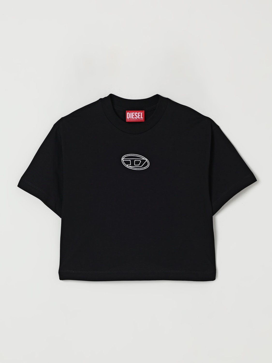 DIESEL T-SHIRT: T-shirt kinder Diesel, Schwarz - Img 1