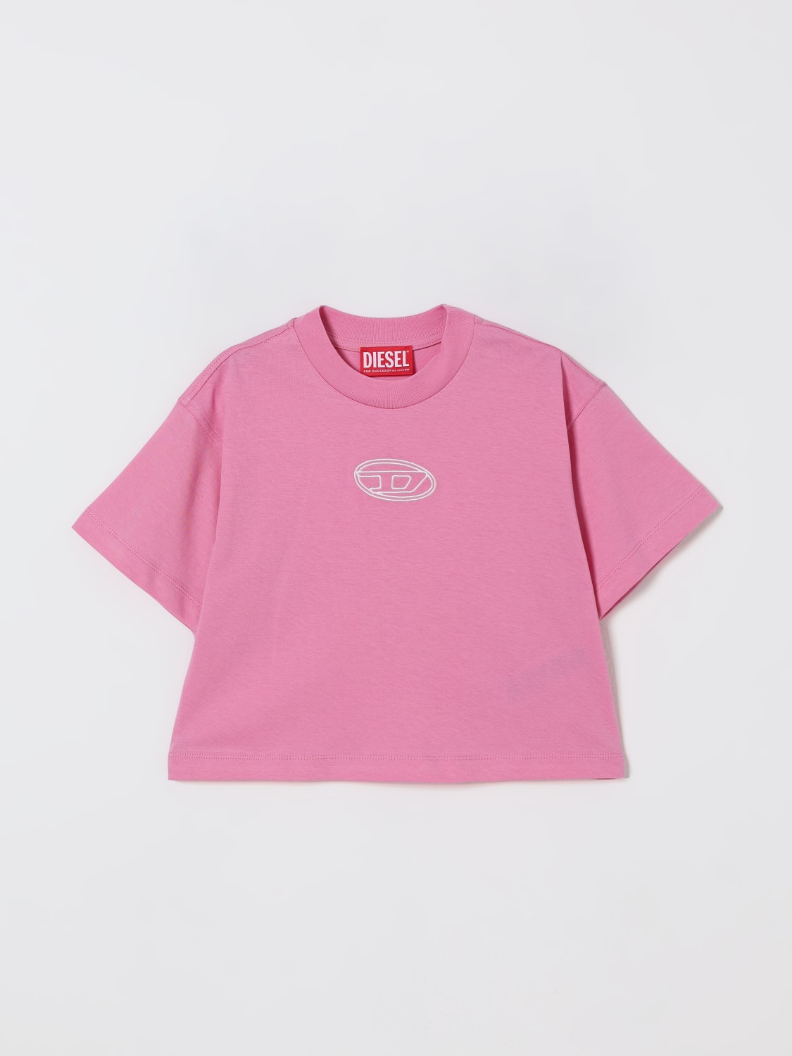 DIESEL T-SHIRT: T-shirt kids Diesel, Fuchsia - Img 1