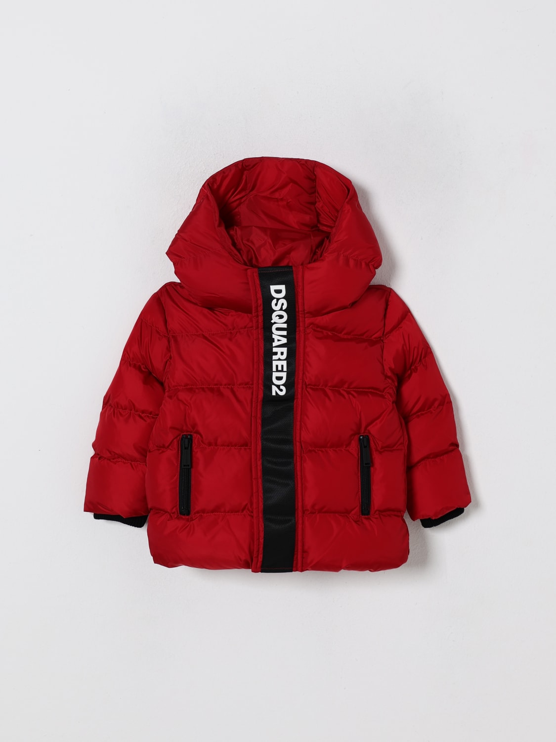 DSQUARED2 JACKE: Jacke kinder Dsquared2, Rot - Img 1