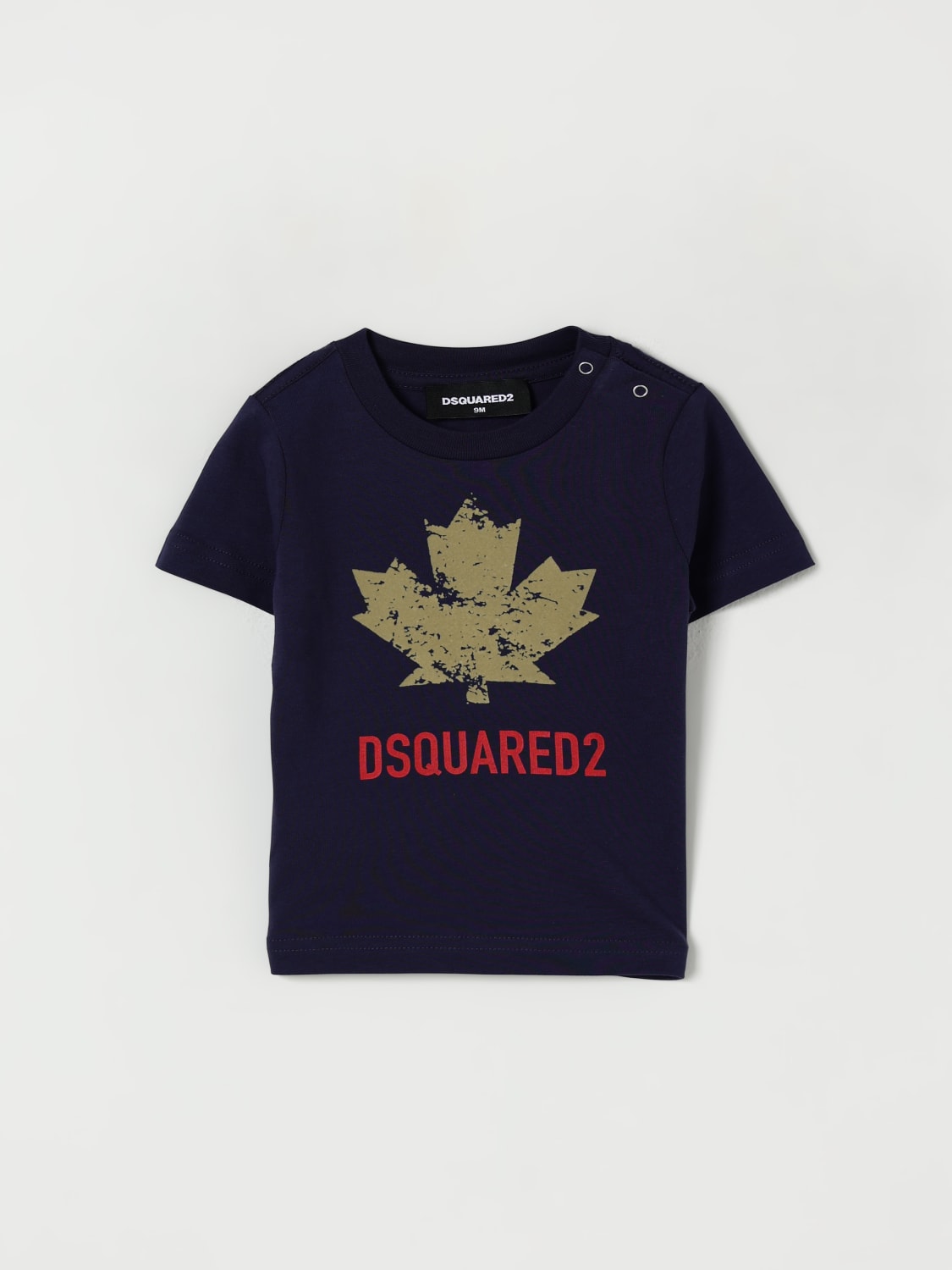 DSQUARED2 CAMISETA: Camiseta niños Dsquared2, Azul Oscuro - Img 1