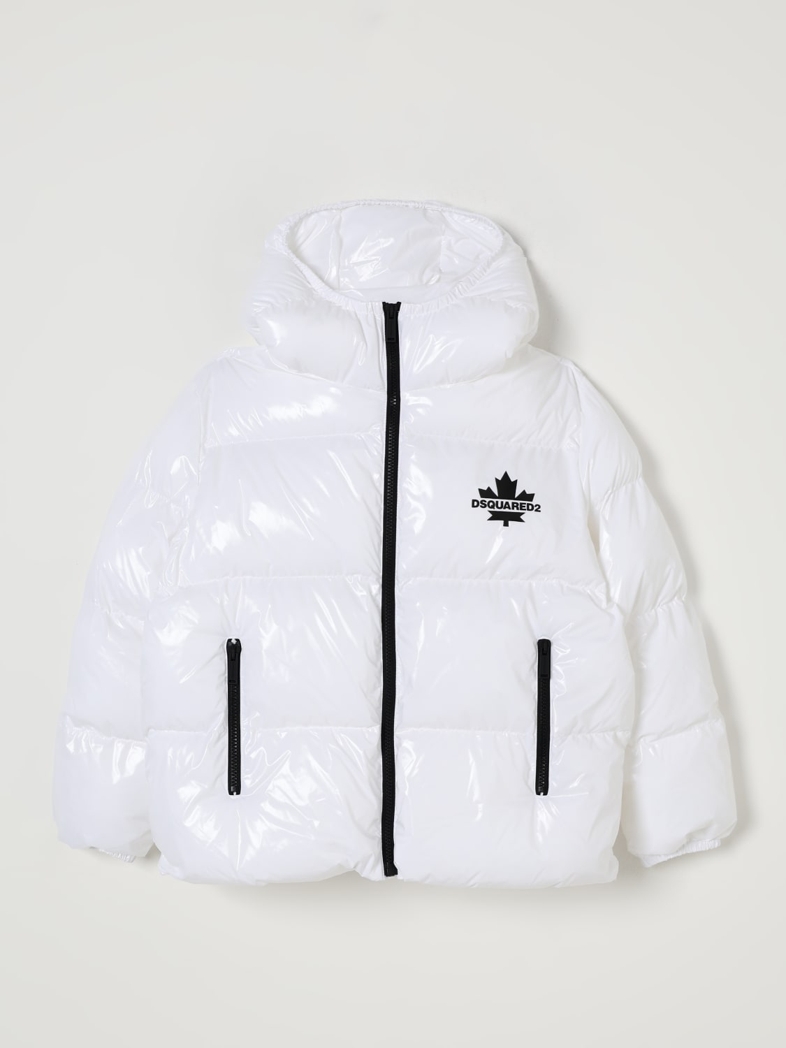 DSQUARED2 CHAQUETA: Chaqueta niños Dsquared2, Blanco - Img 1