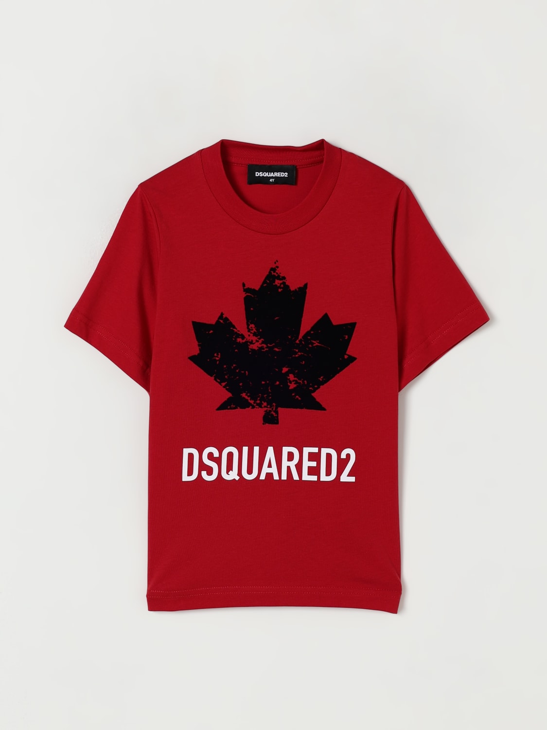 DSQUARED2 T-SHIRT: T-shirt kids Dsquared2, Red - Img 1